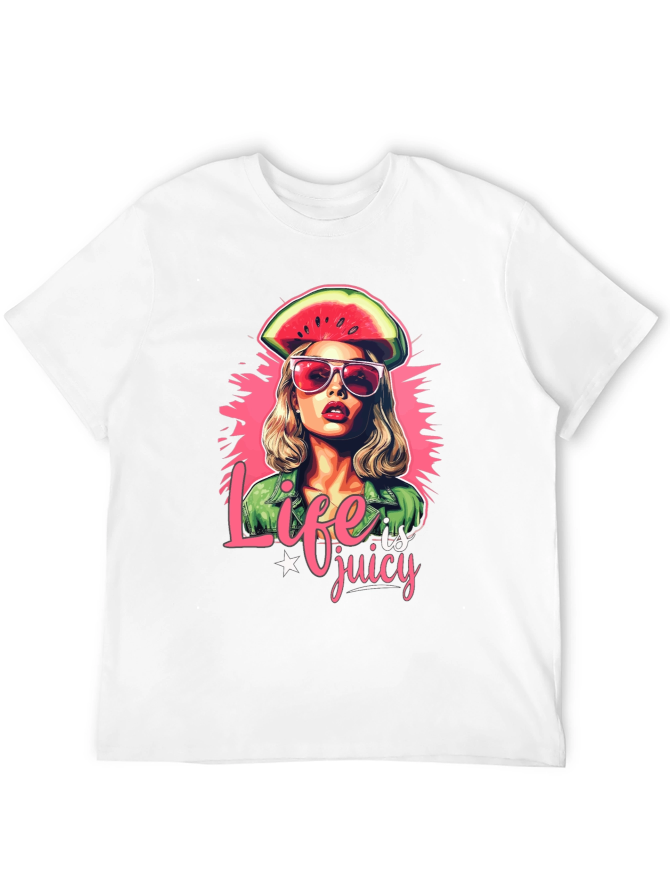 Black Life is Juicy Watermelon Graphic Tee view 12