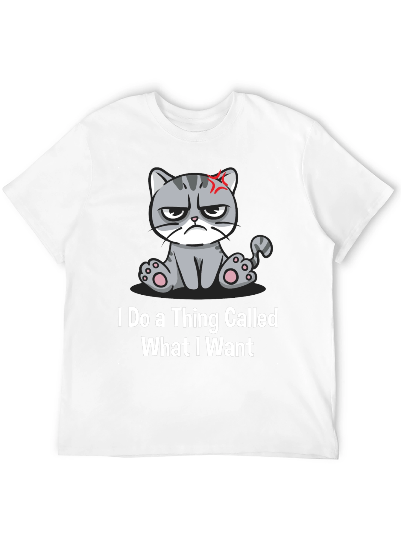 Black Grumpy Cat T-Shirt - I Do What I Want view 12