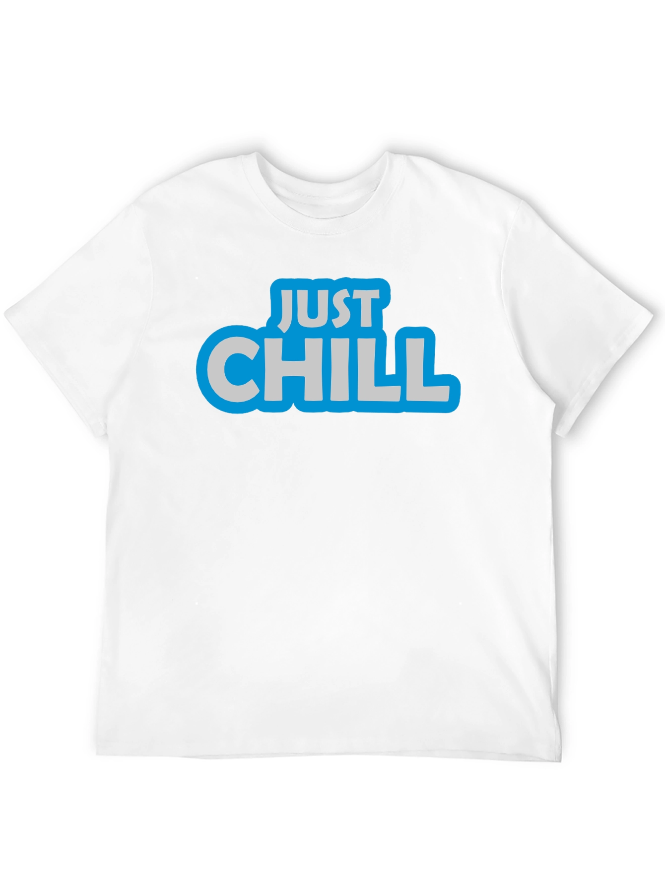 Black Just Chill Black Graphic T-Shirt view 12