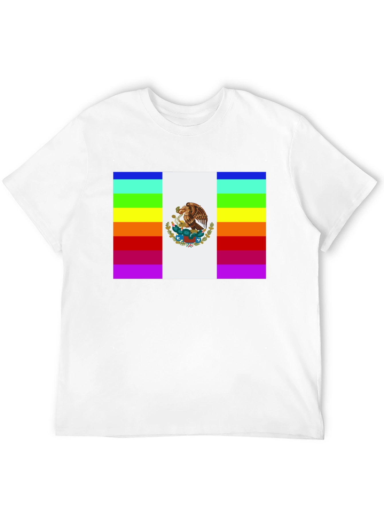 Rainbow Mexico Flag Pride T-Shirt - 12
