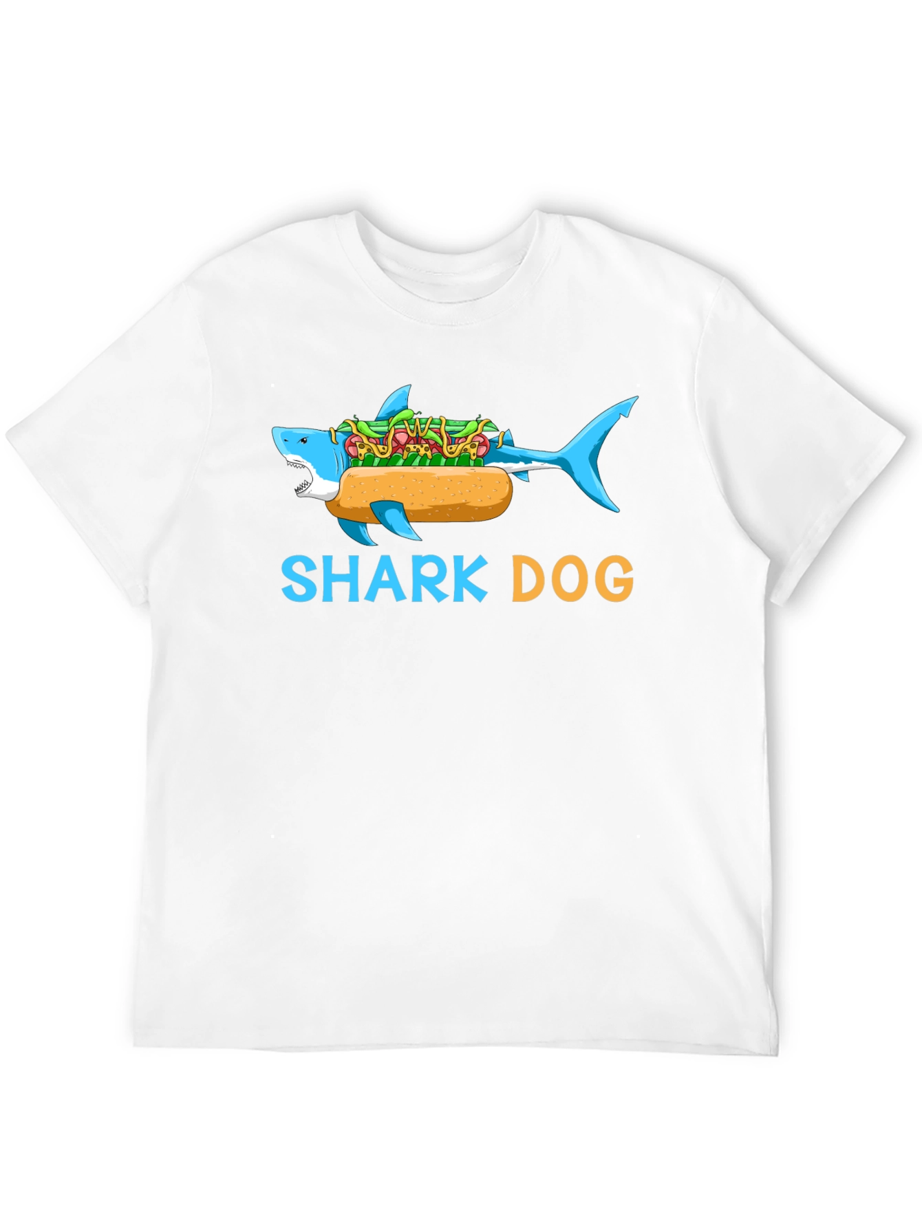 Black Shark Dog Graphic T-Shirt - Funny Novelty Tee view 12
