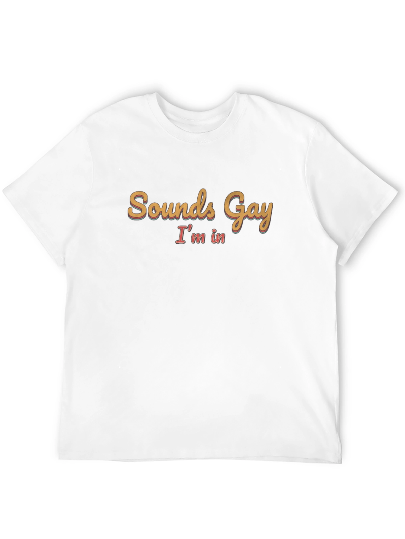 Black Sounds Gay I'm In Black T-Shirt view 12