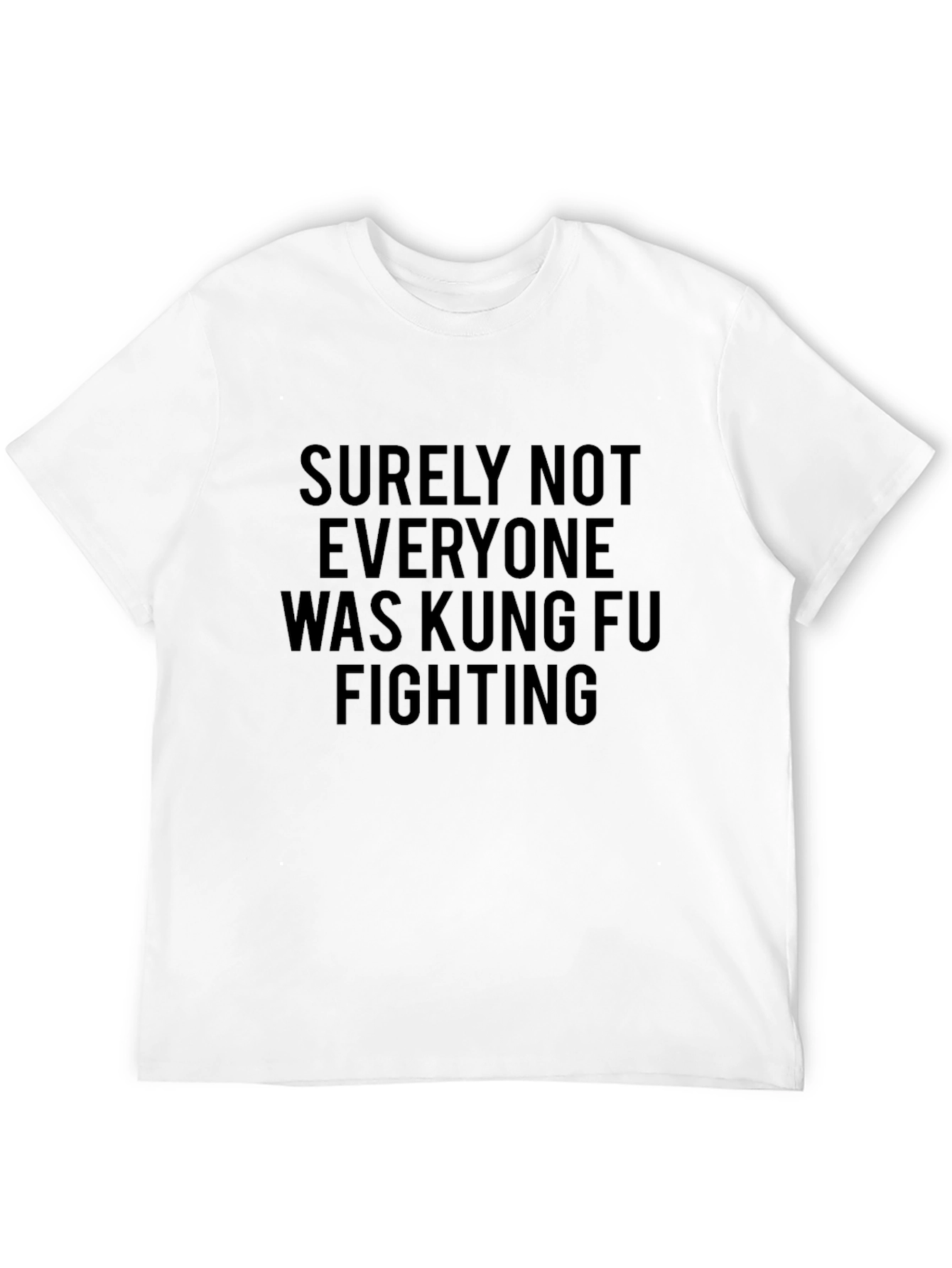 Black Kung Fu Fighting Funny Graphic Tee view 12