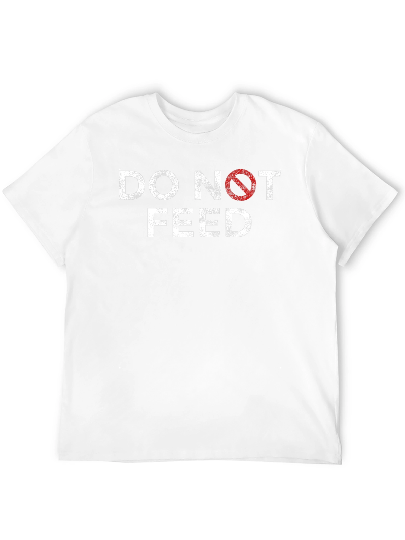 Black Do Not Feed Graphic Tee - Black Cotton T-Shirt view 12