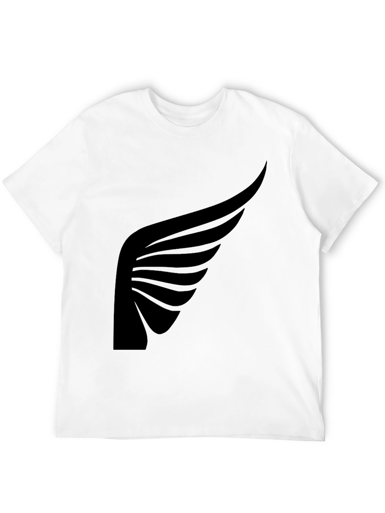 Black Black Wing Graphic Tee - Stylish Men's T-Shirt view 12