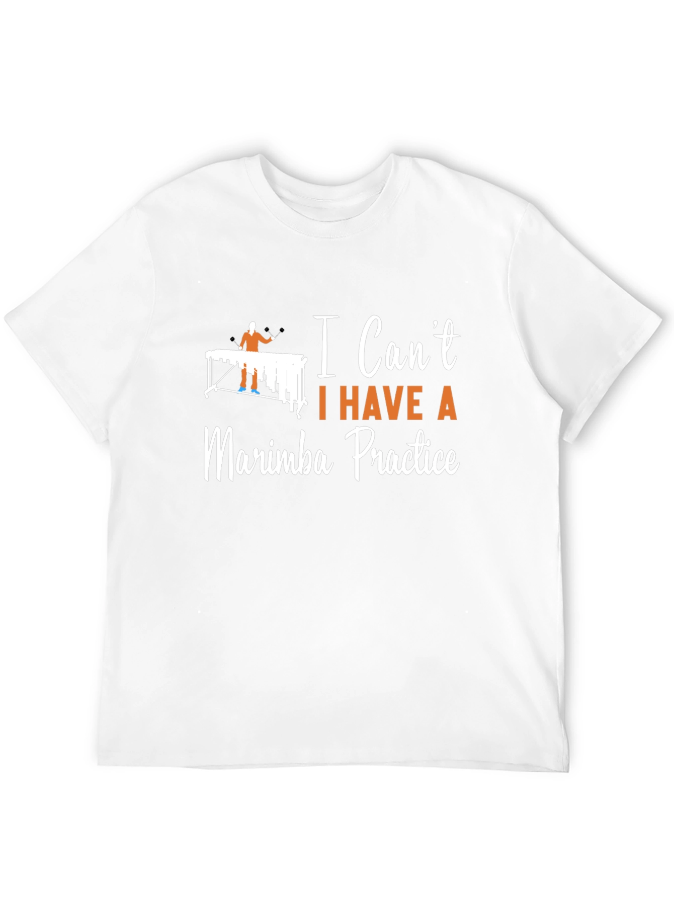 Black Marimba Practice T-Shirt - Musician's Humor Tee view 12