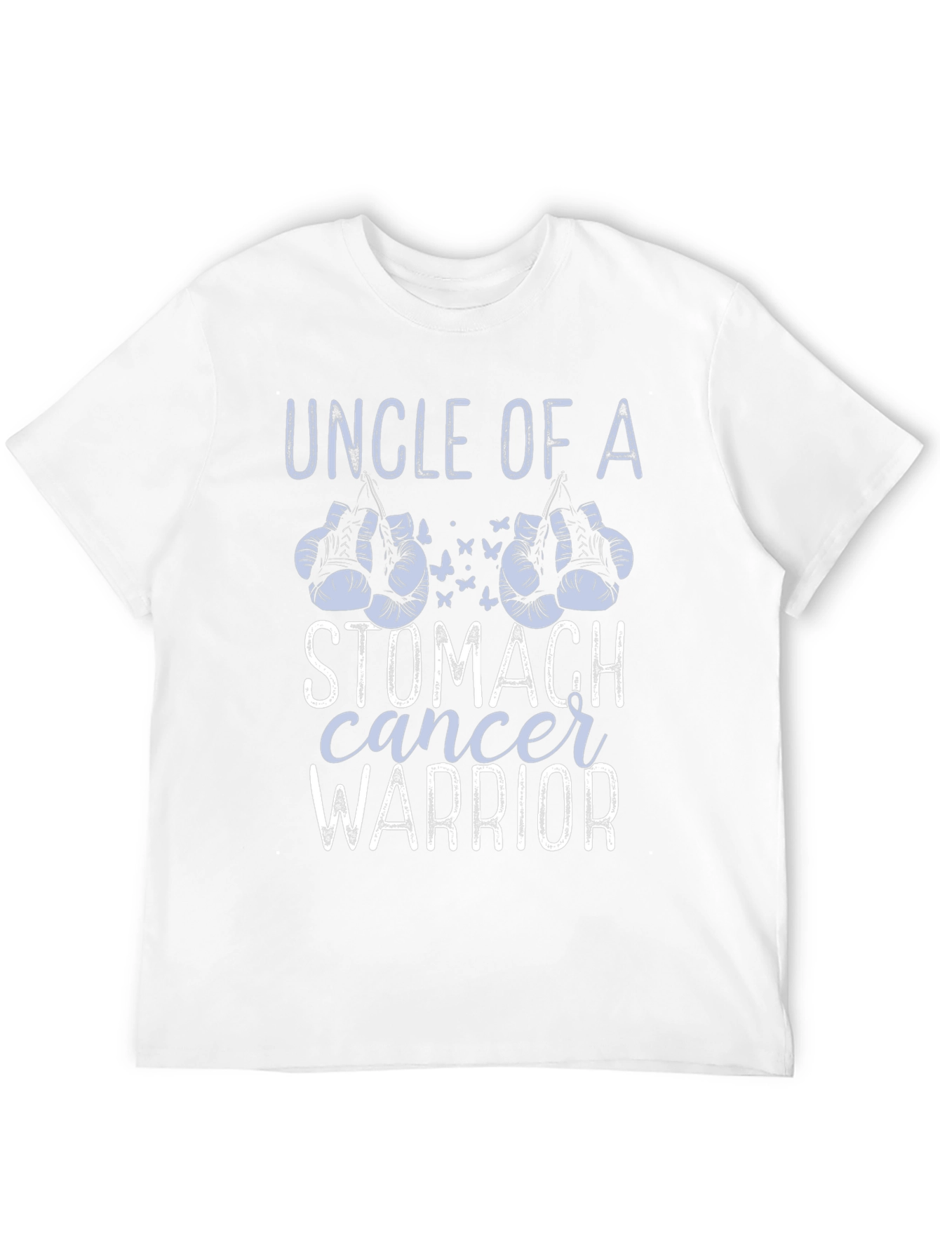 Black Uncle of a Stomach Cancer Warrior T-Shirt view 12