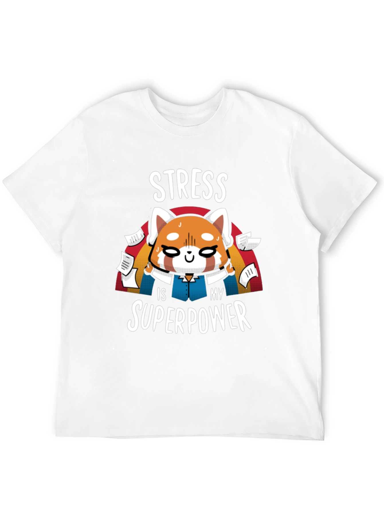 Black Stress Superpower Black T-Shirt  view 12