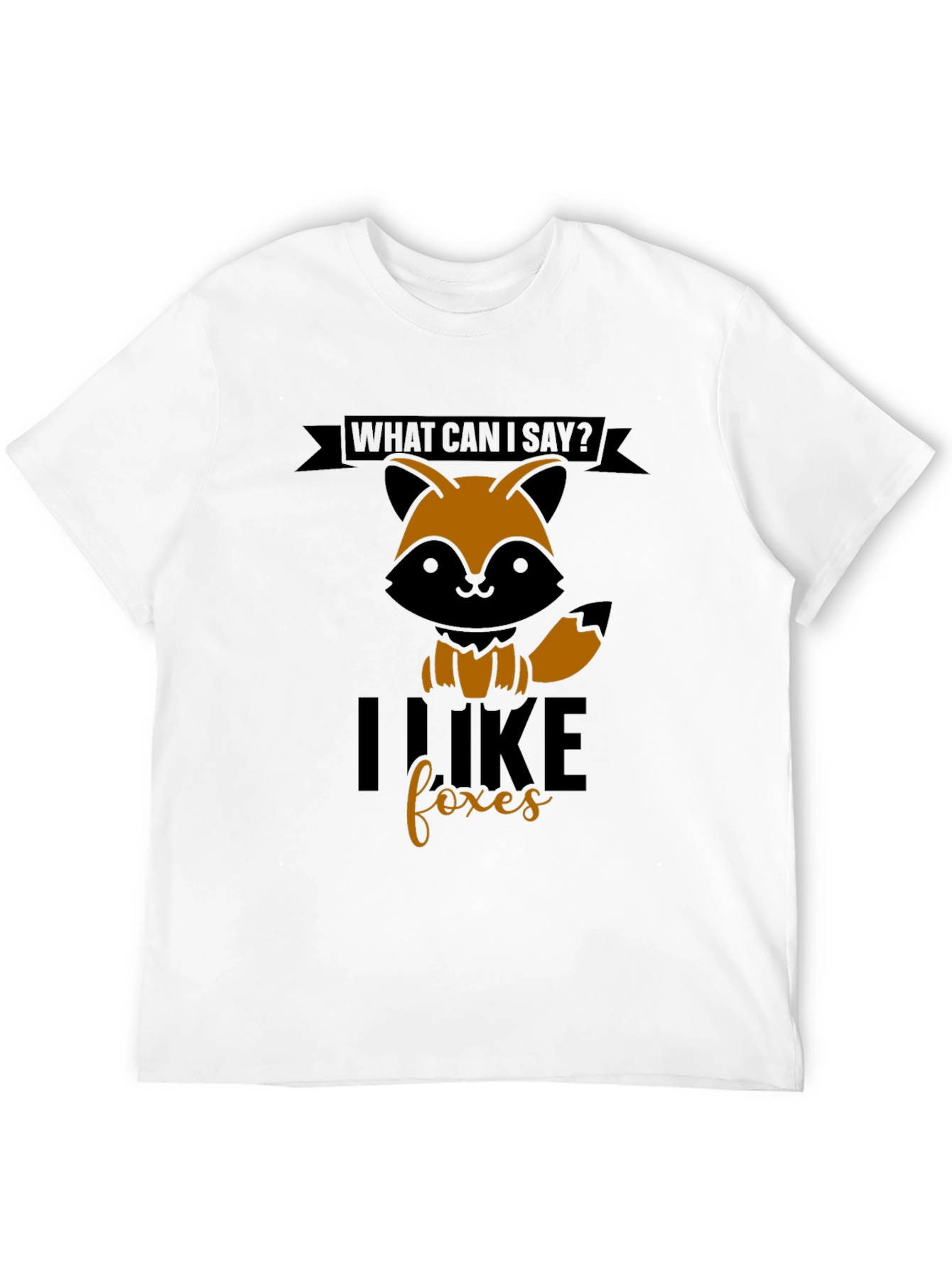 Black I Like Foxes T-Shirt - Graphic Tee for Animal Lovers view 12