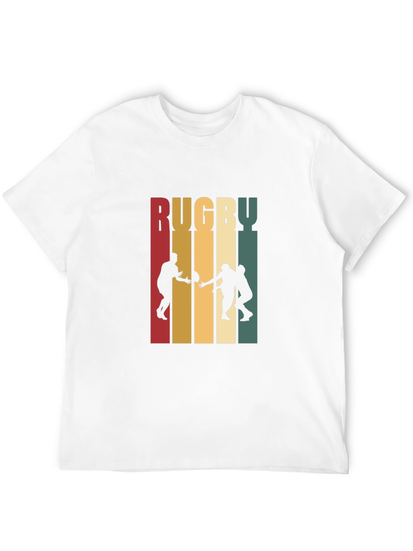 Black Rugby Graphic T-Shirt | Retro Style Cotton Tee view 12