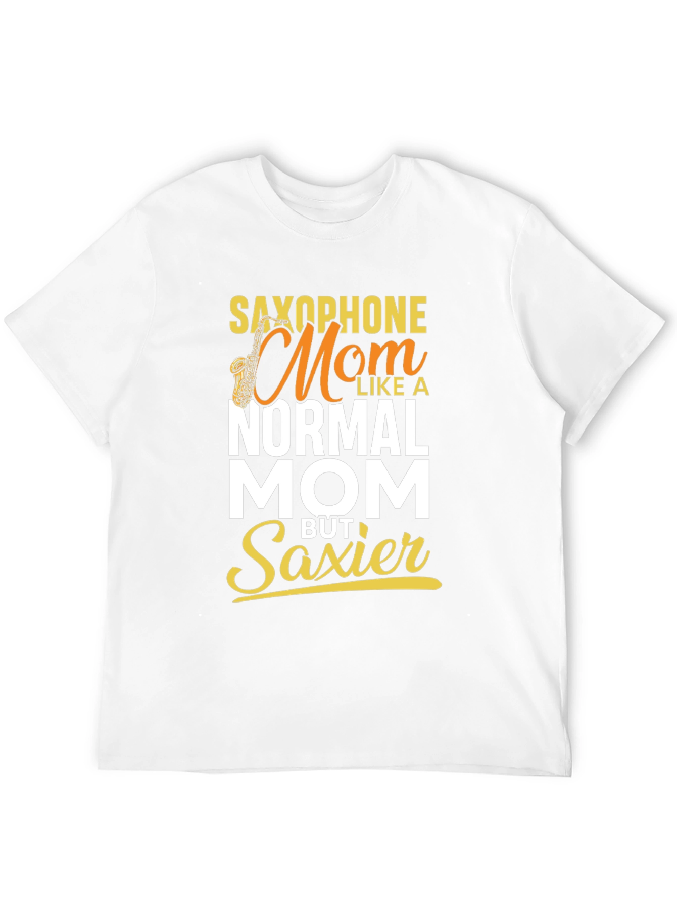 Black Saxophone Mom T-Shirt - Musical Mother's Day Gift view 12