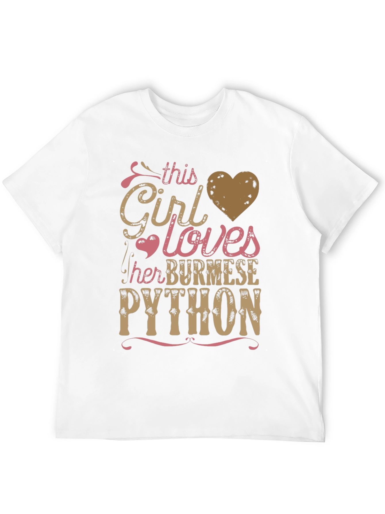 Black Girl Loves Burmese Python Graphic T-Shirt view 12