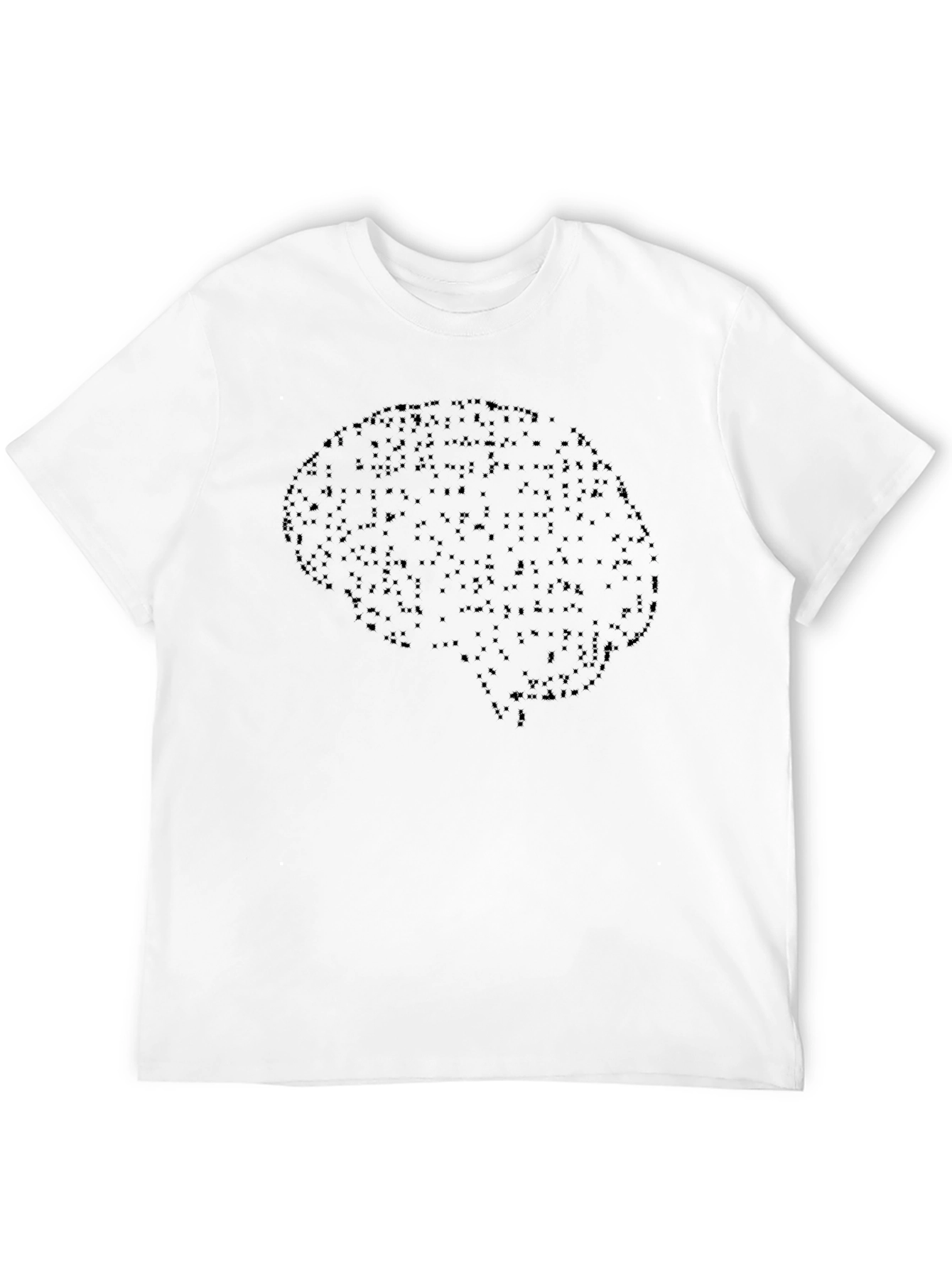 Black Brain Graphic Black Tee view 12