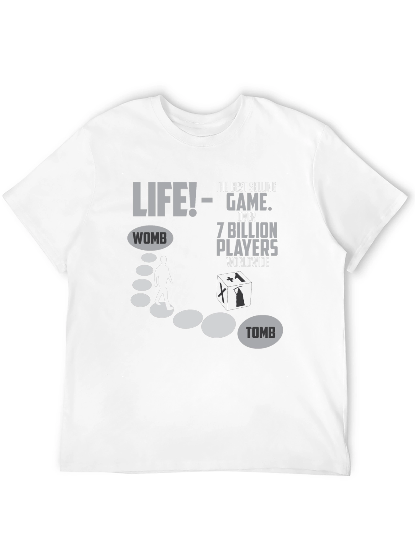 Black Life is a Game T-Shirt - Womb to Tomb view 12
