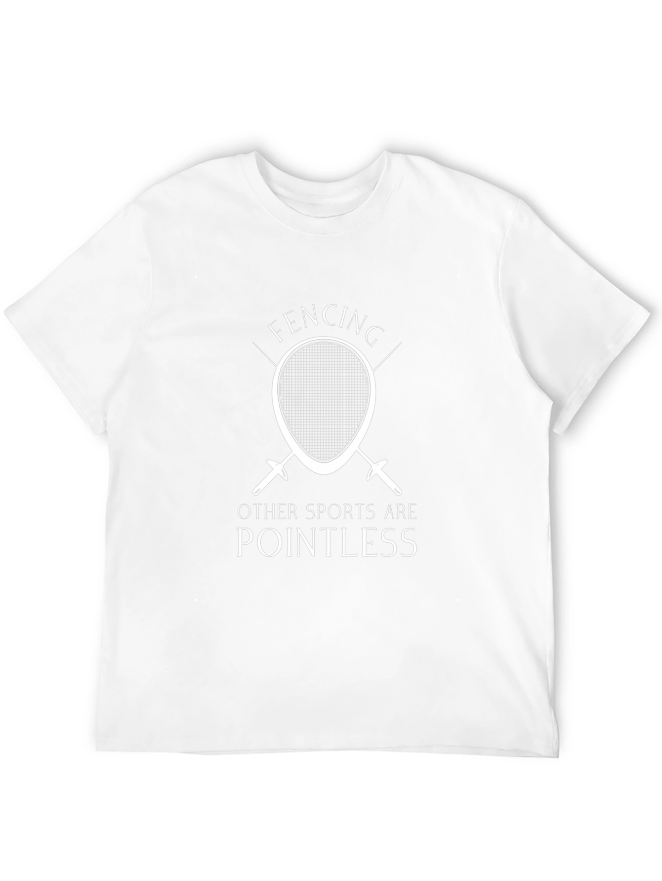 Black Fencing T-Shirt - Other Sports Are Pointless view 12
