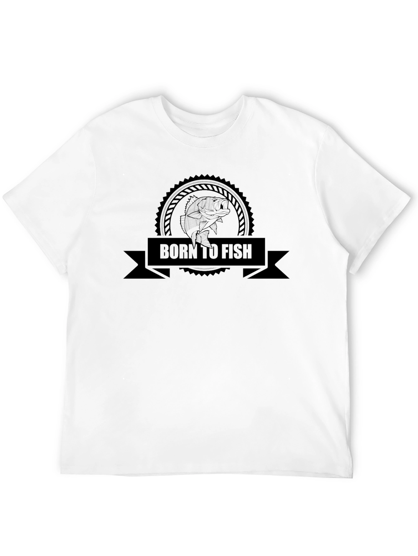 Born to Fish Black T-Shirt - 12