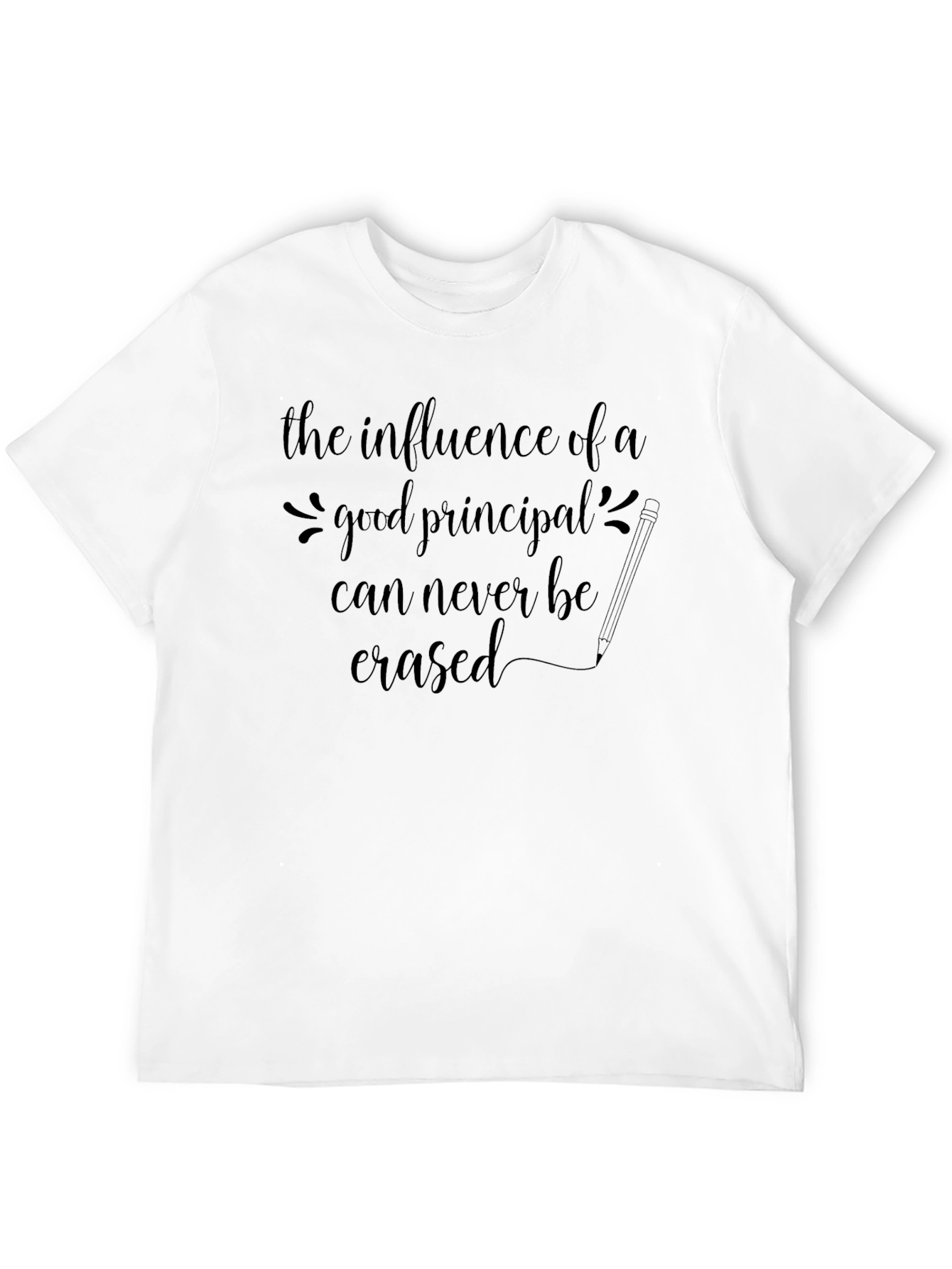 Black Principal Influence T-Shirt Teacher Appreciation Gift view 12