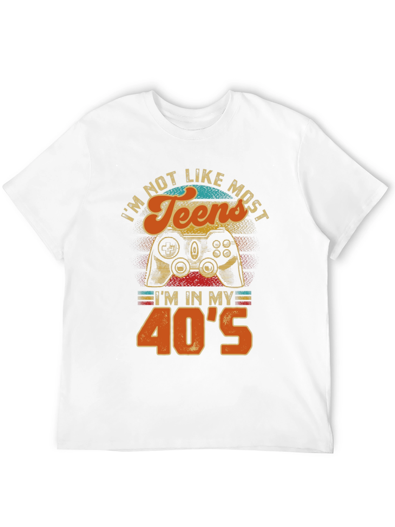 Black I'm Not Like Most Teens T-Shirt view 12