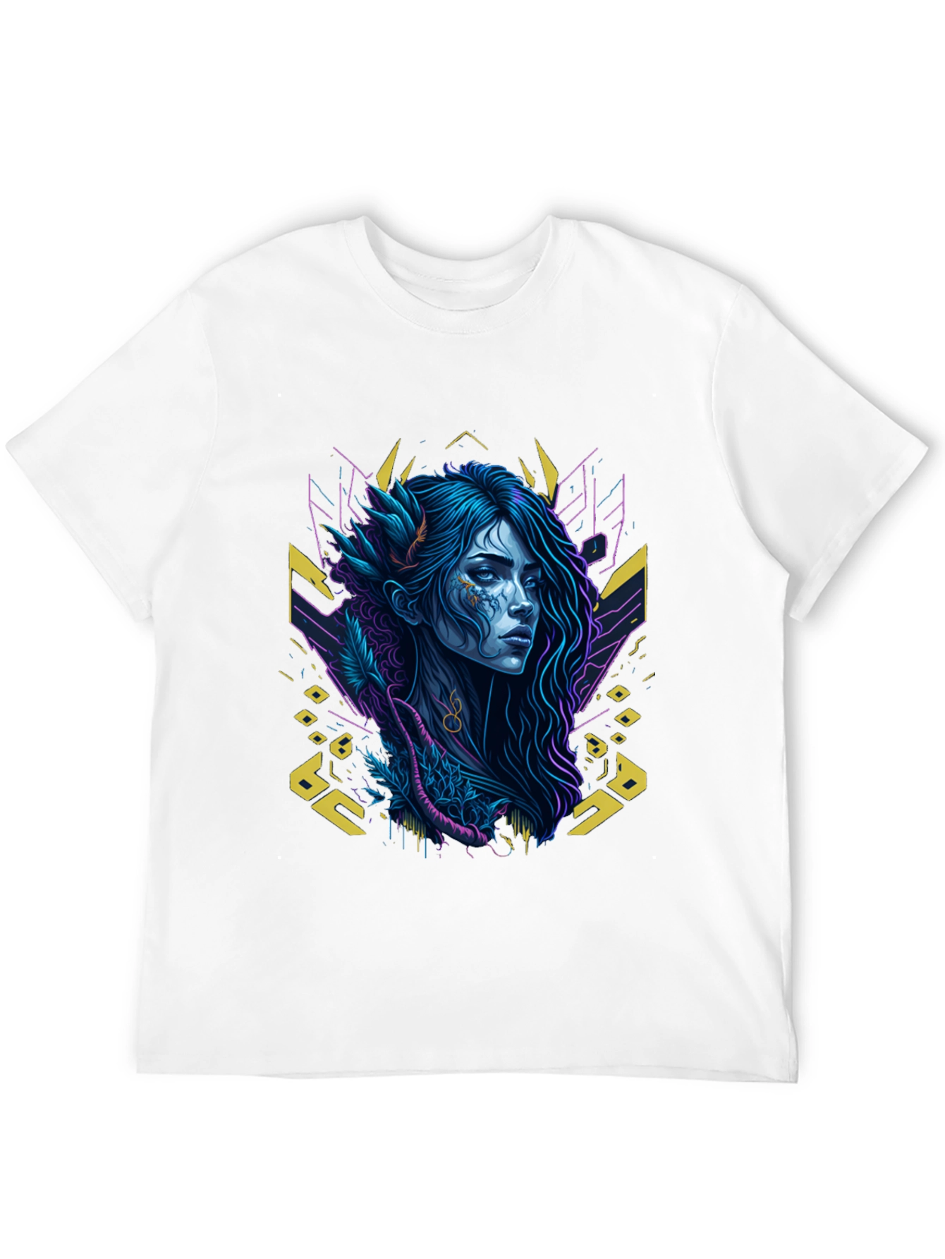 Black Mystic Woman Graphic Black T-Shirt view 12
