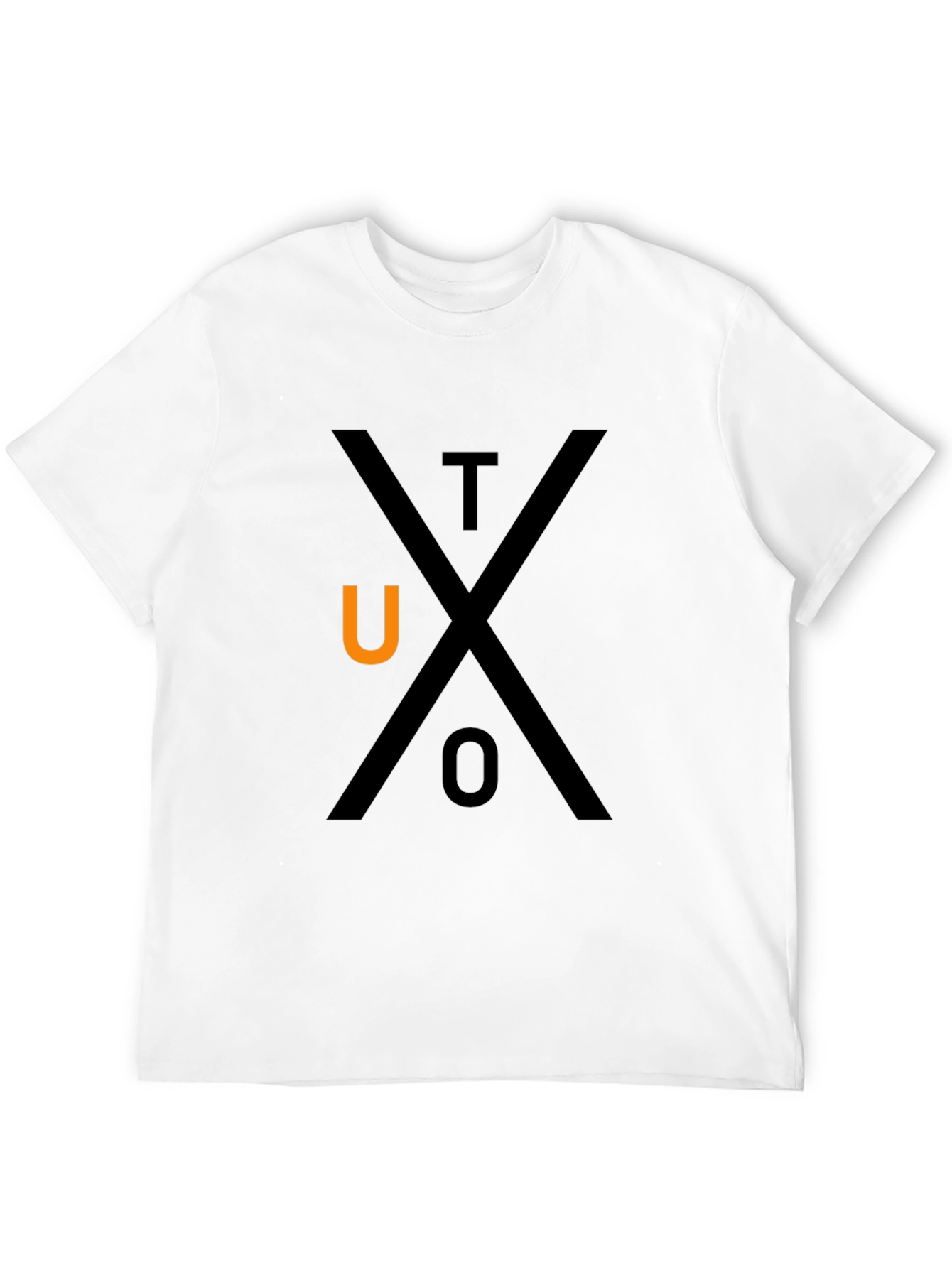 Black TUXO Graphic T-Shirt - Black Cotton Tee view 12