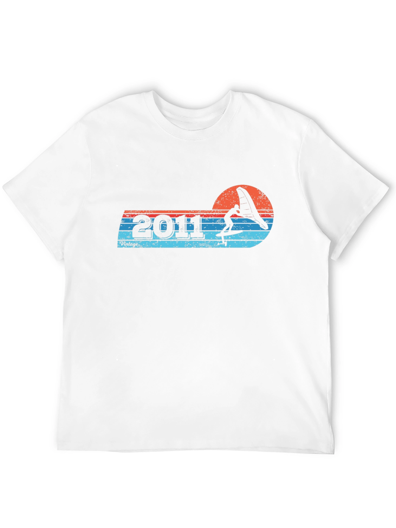 Black Vintage 2011 Kitesurfing T-Shirt view 12