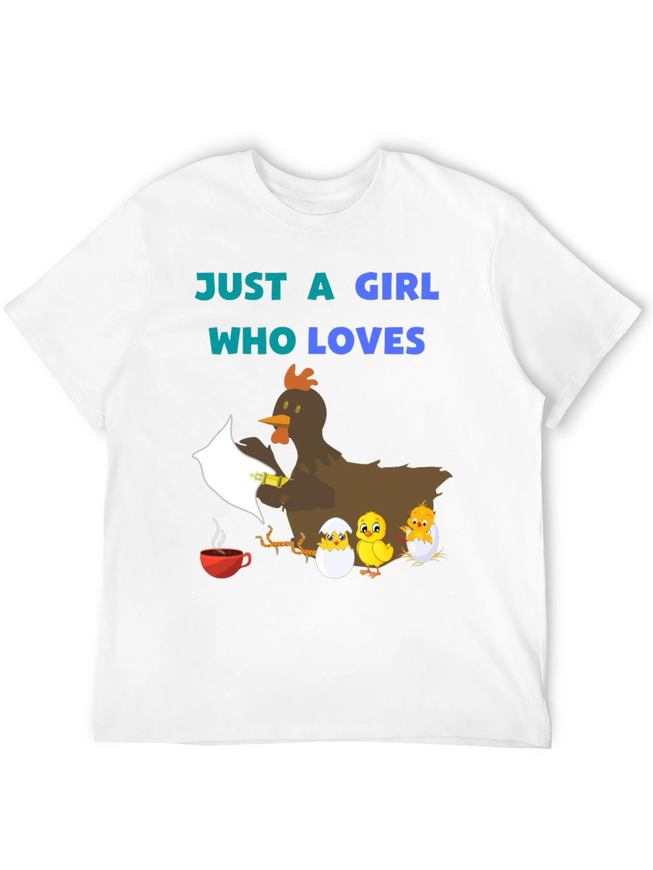Black Girl Who Loves Chicken T-Shirt view 12