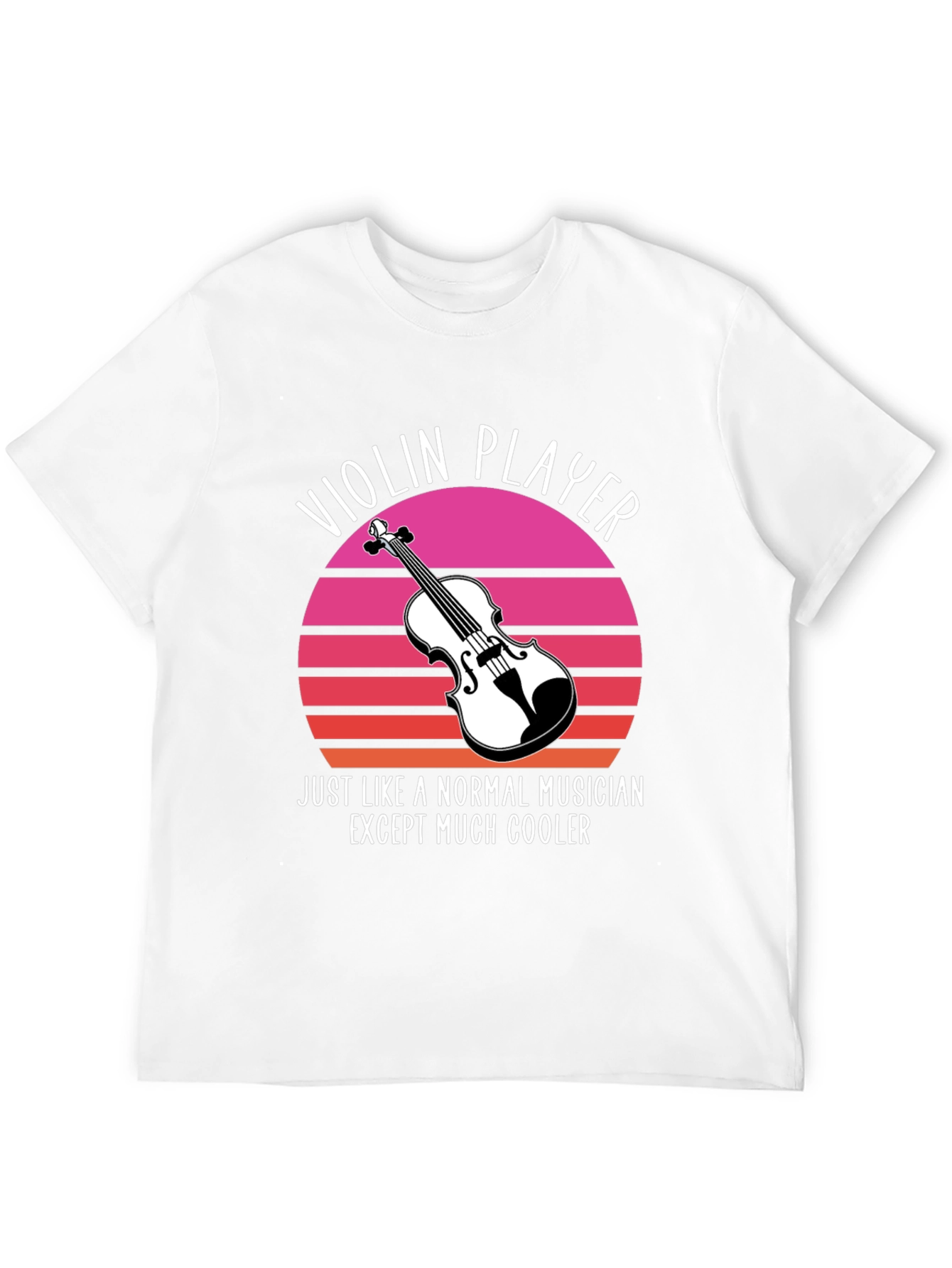 Black Violin Player T-Shirt: Musician Cool Graphic Tee view 12