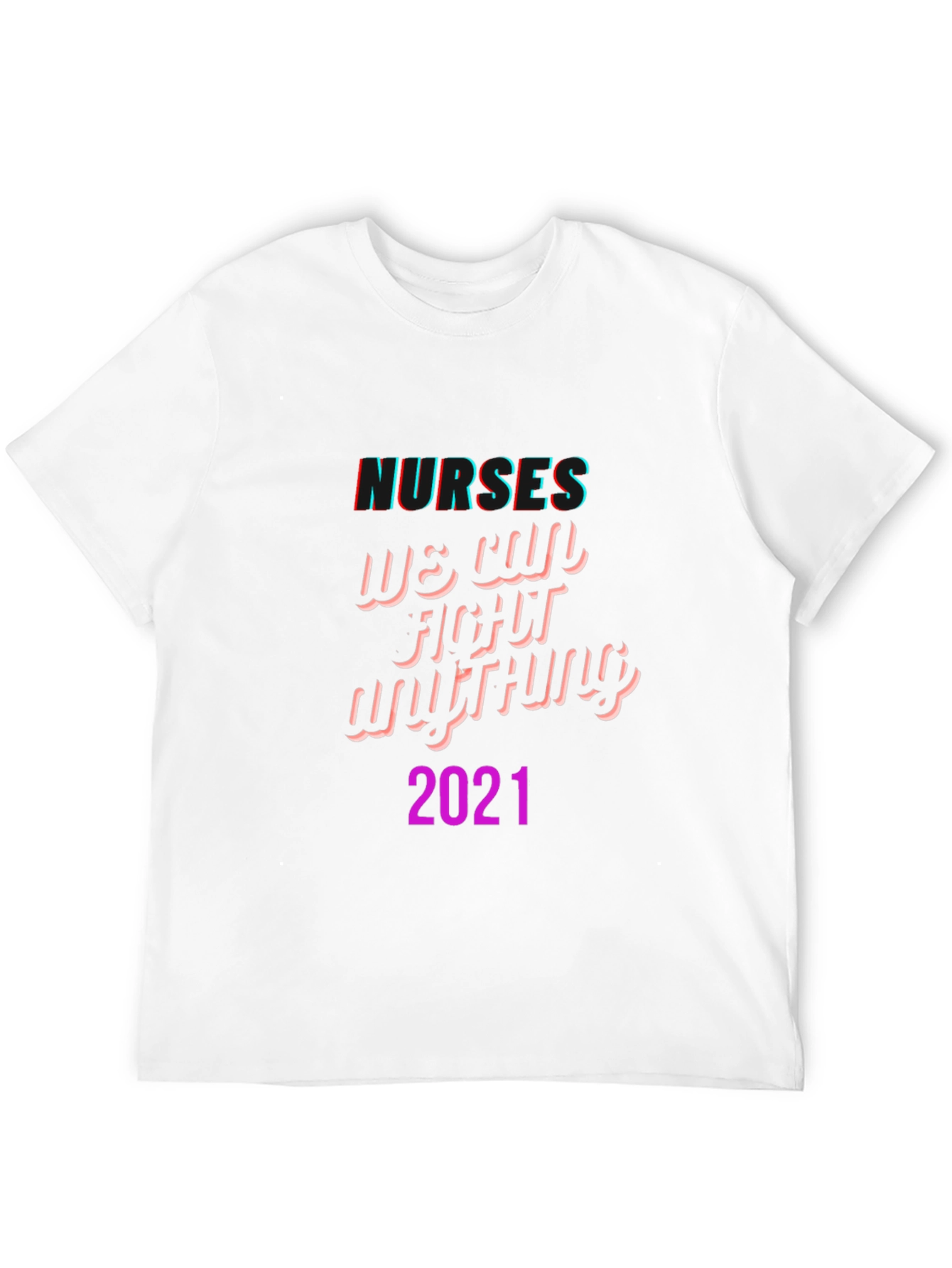 Black Nurses We Can Fight Anything Graphic Tee view 12