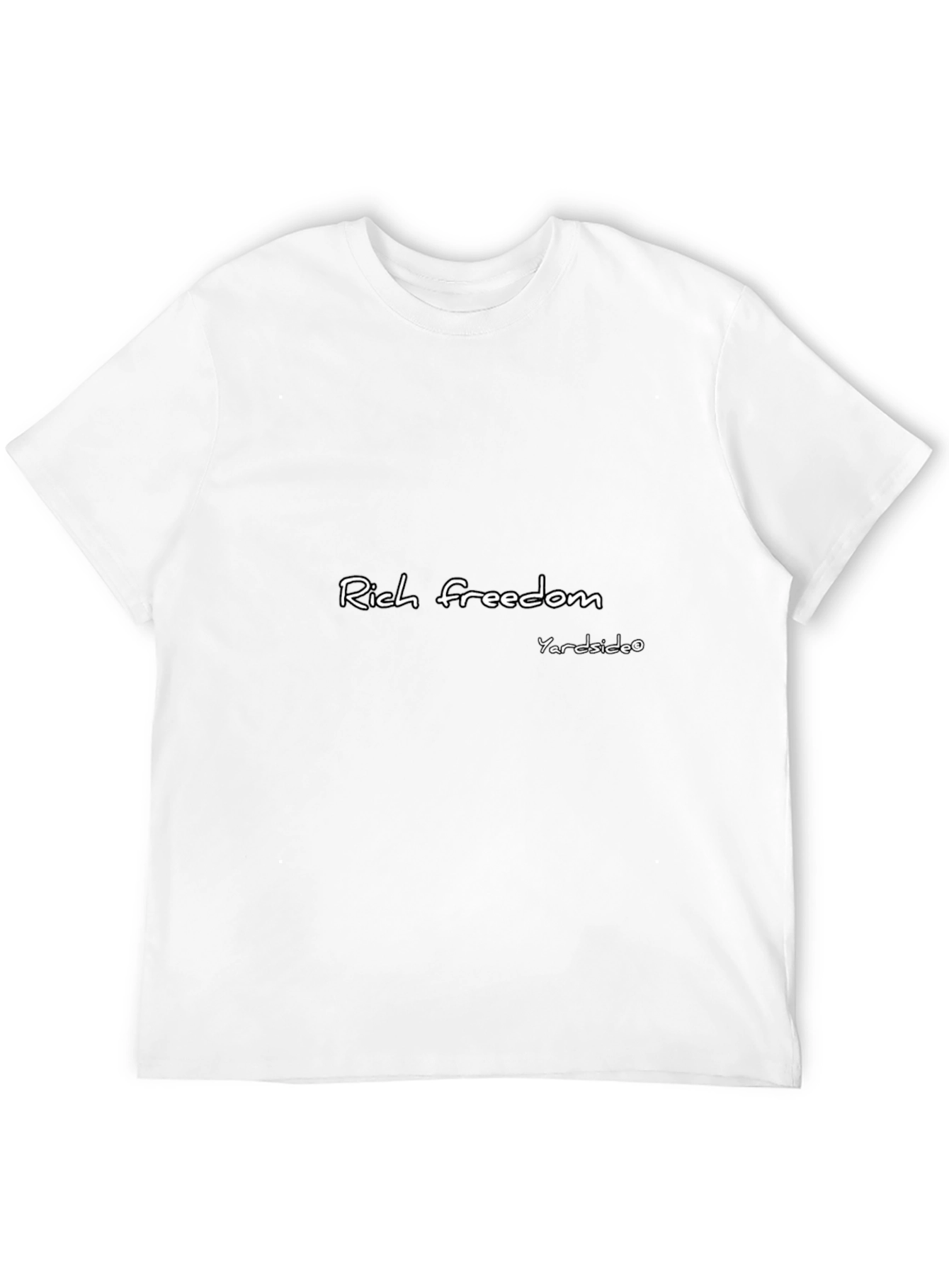 Black Rich Freedom Black T-Shirt view 12