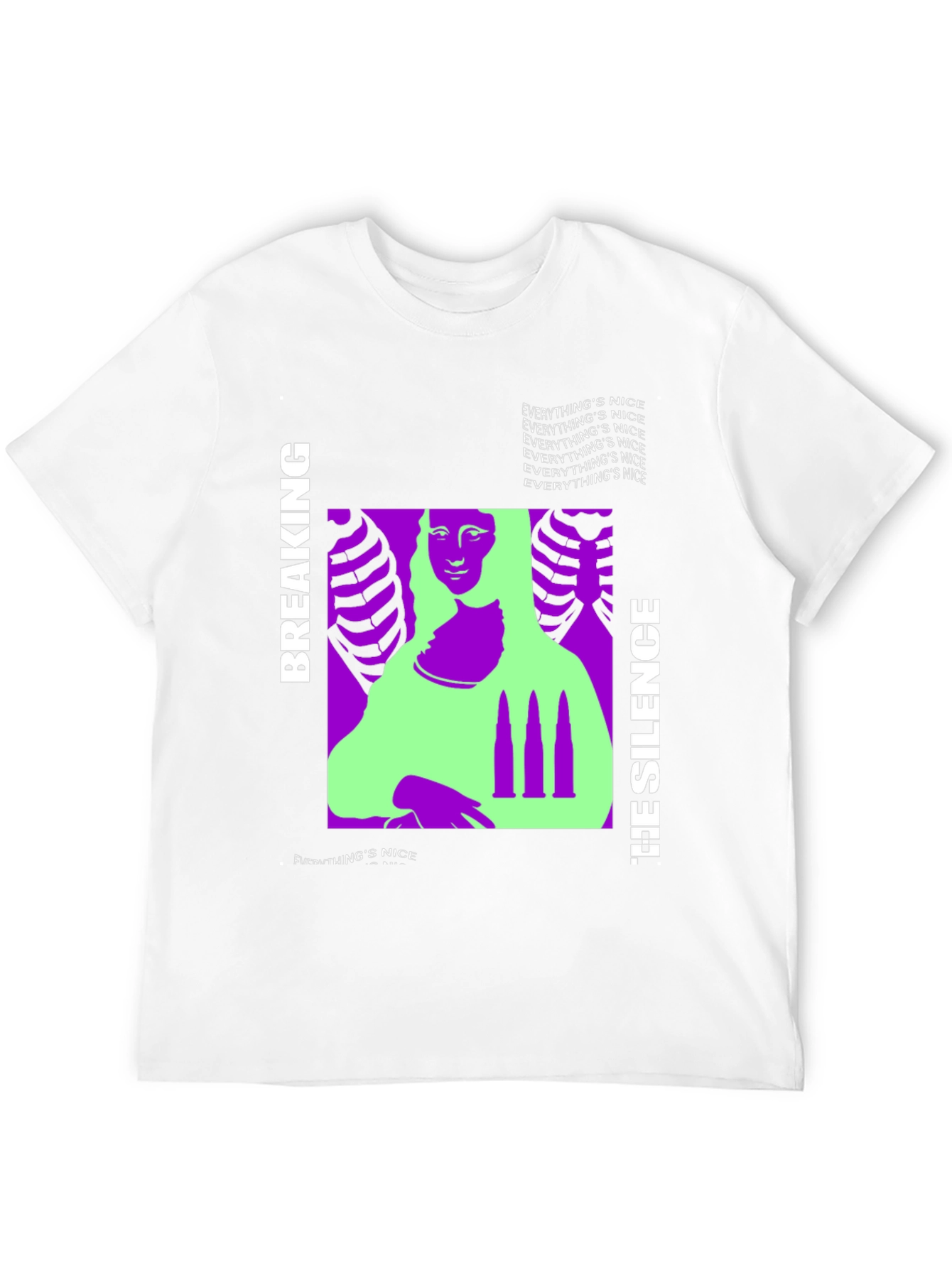 Black Breaking the Silence Graphic Tee view 12