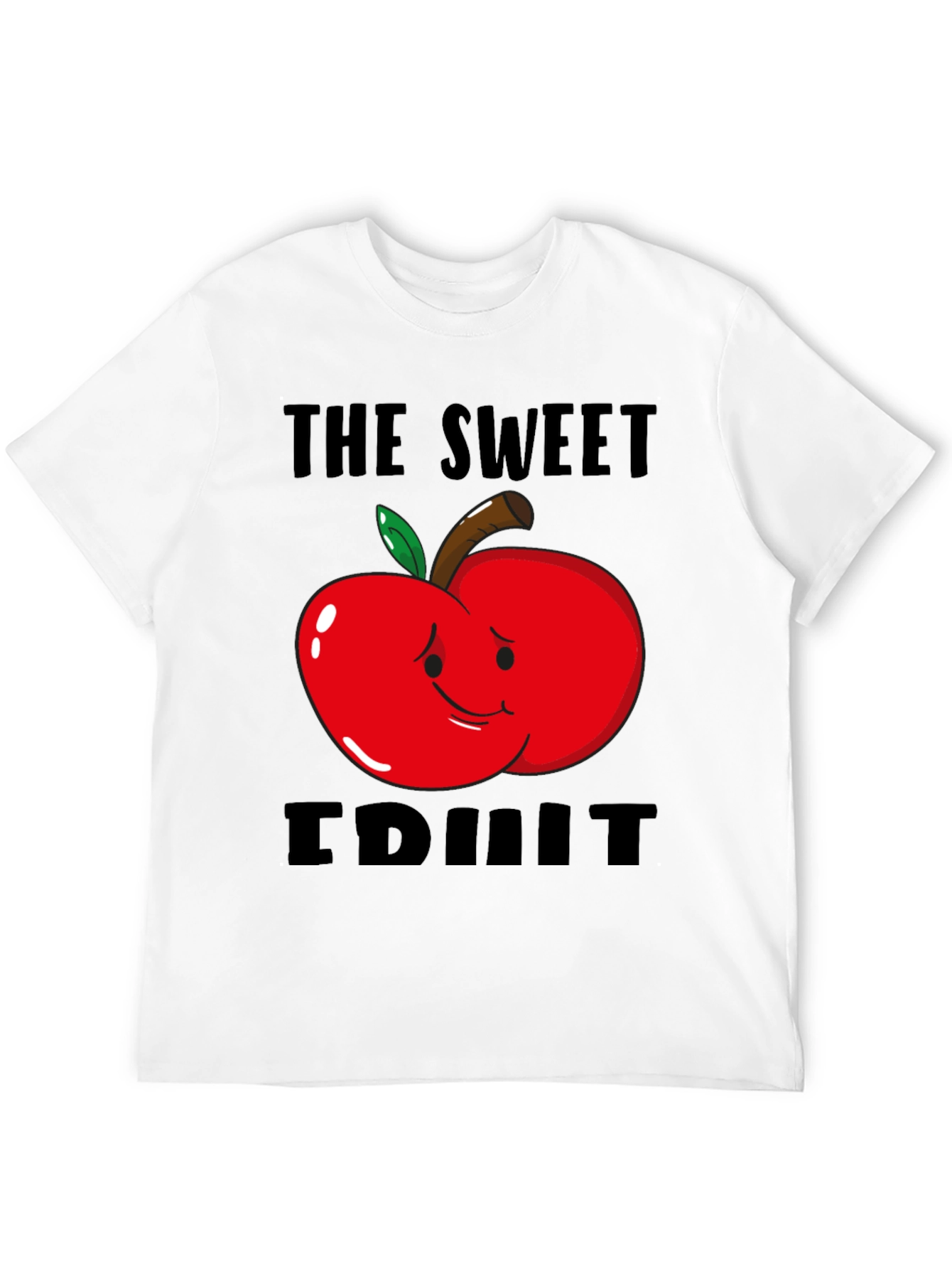 Black The Sweet Fruit Graphic T-Shirt - Black view 12