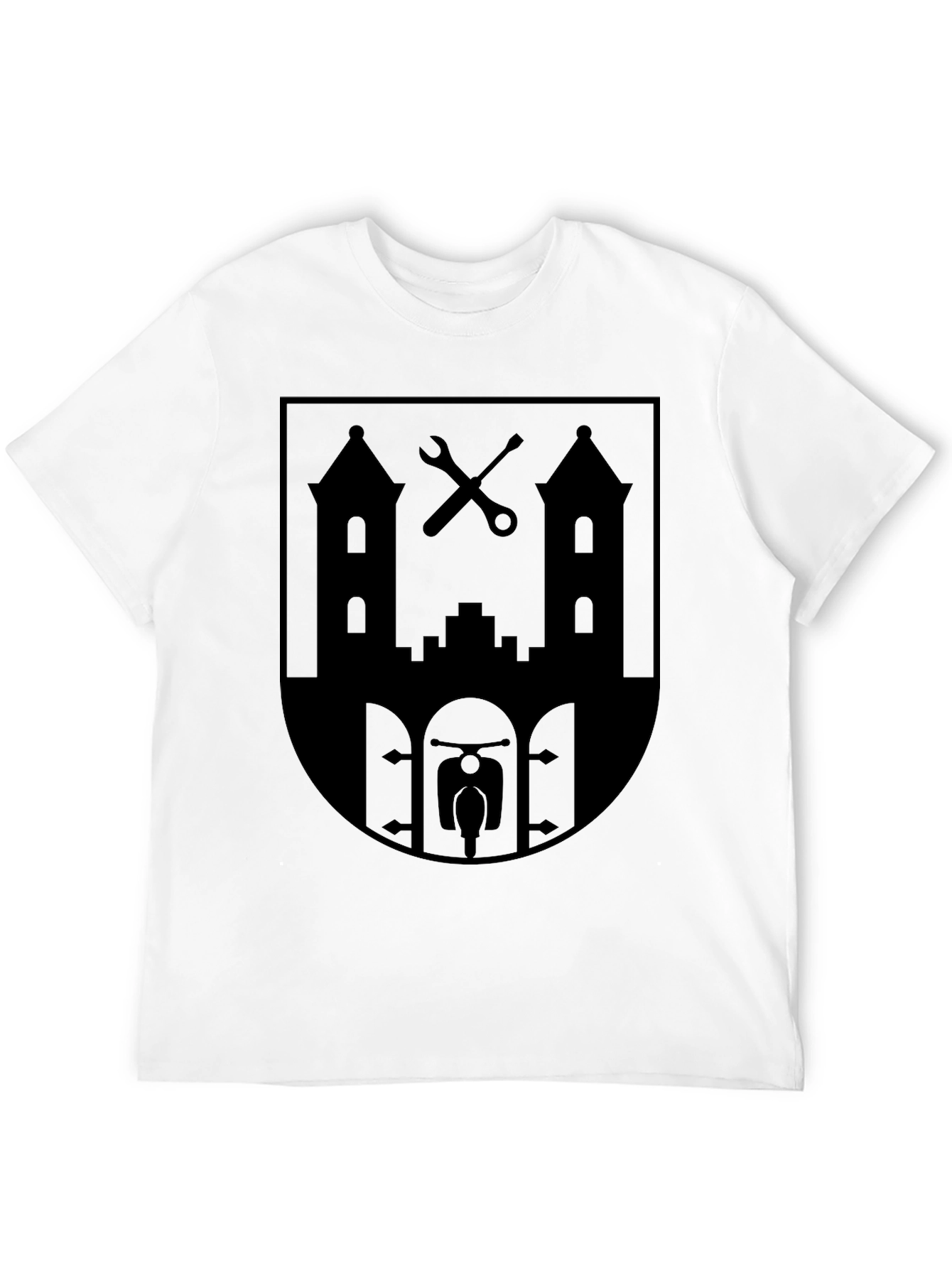 Black City Crest Graphic T-Shirt - Black view 12