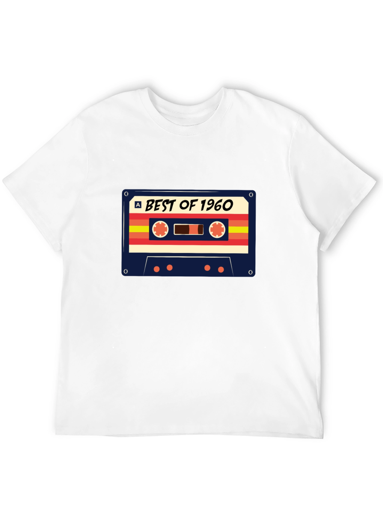 Black Best of 1960 Cassette Graphic T-Shirt view 12