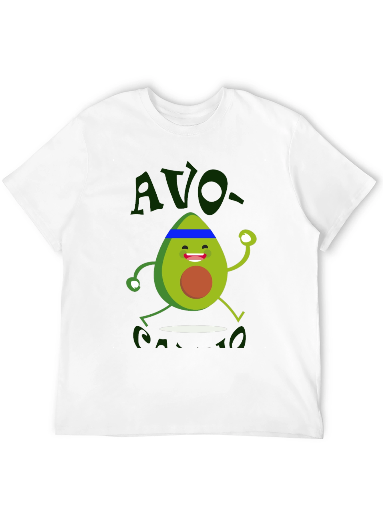 Black Avo-Cardio T-Shirt - Workout Avocado Graphic Tee view 12