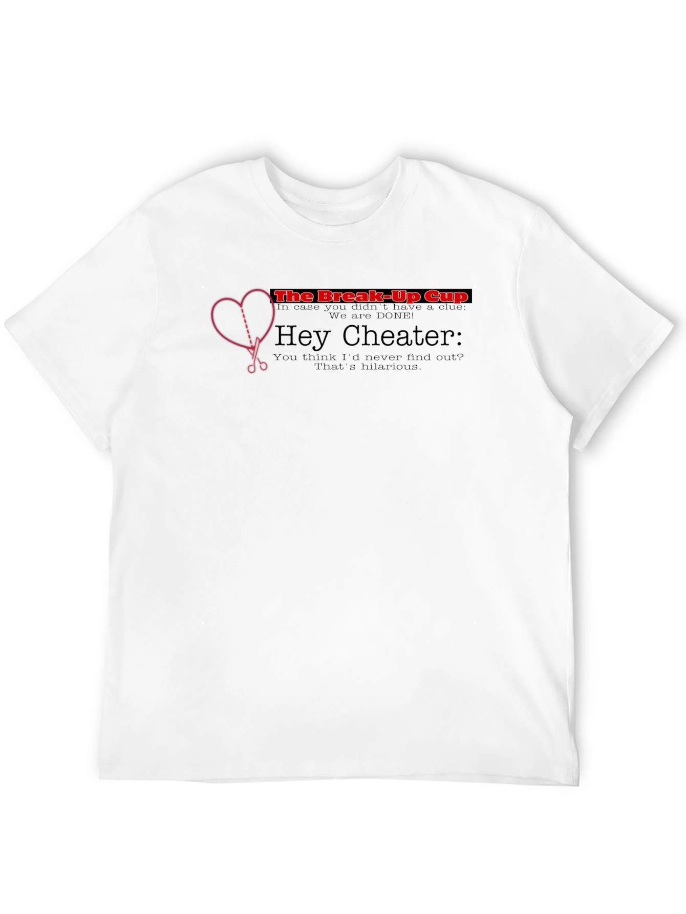 Black The Break-Up Cup T-Shirt view 12