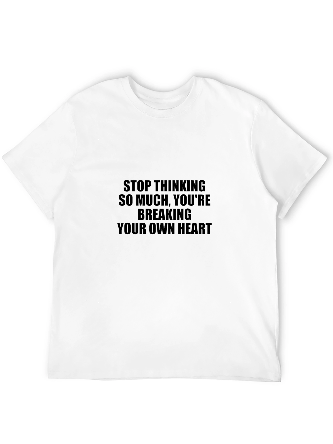 Black Contemplative Black Tee - Stop Thinking So Much view 12