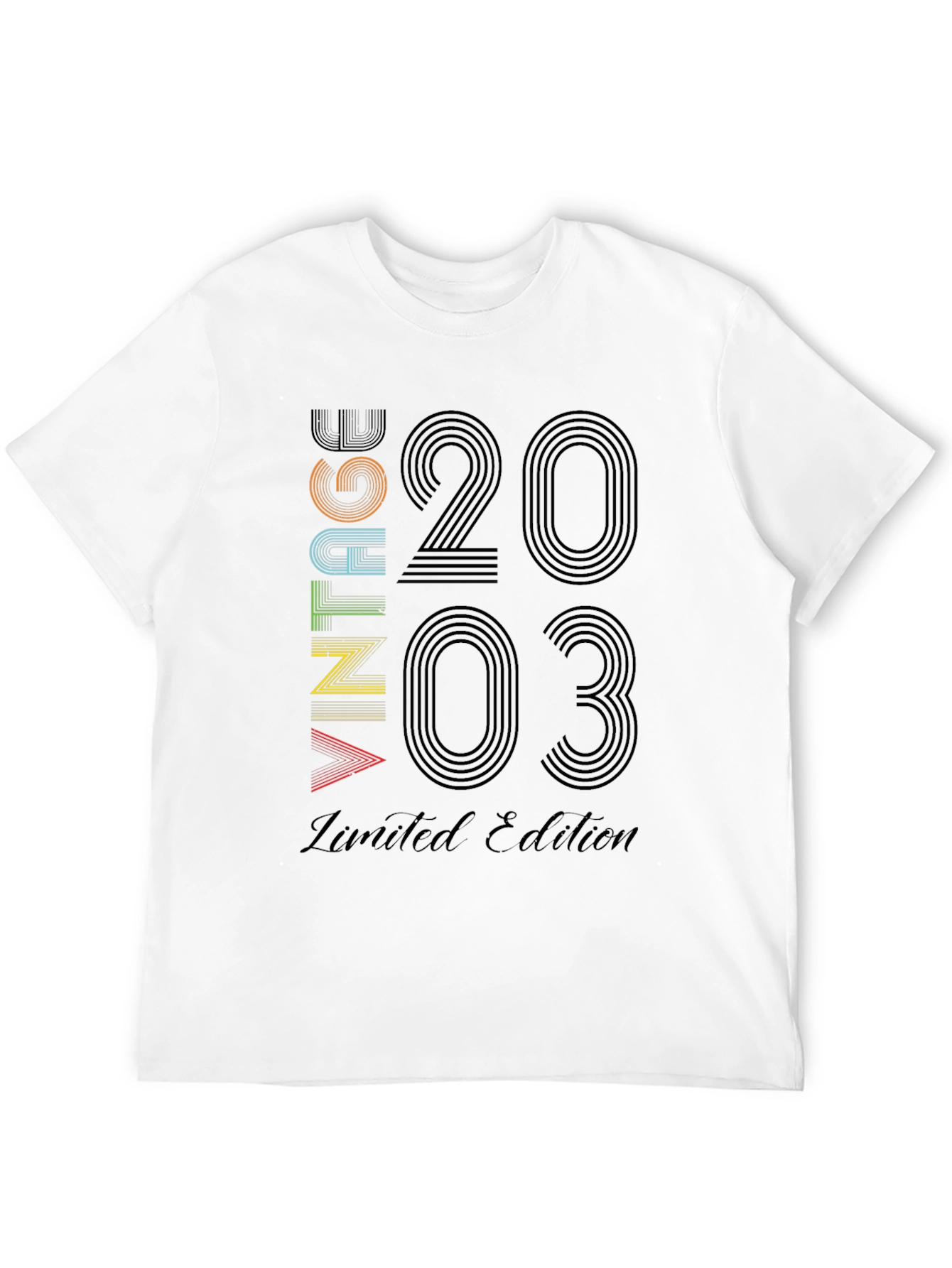 Black Vintage 2003 Limited Edition Black T-Shirt view 12