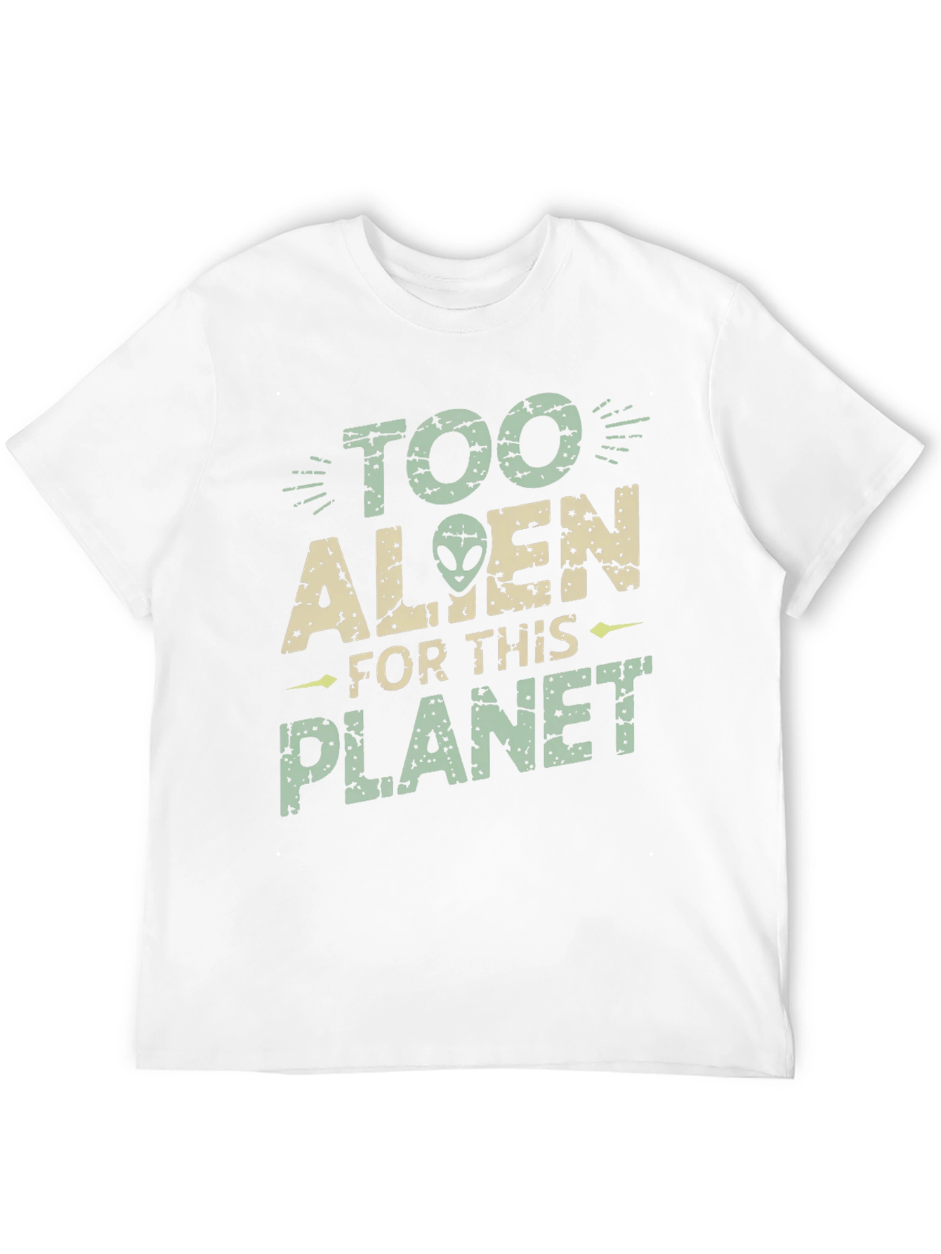 Black Too Alien for This Planet Graphic Tee view 12