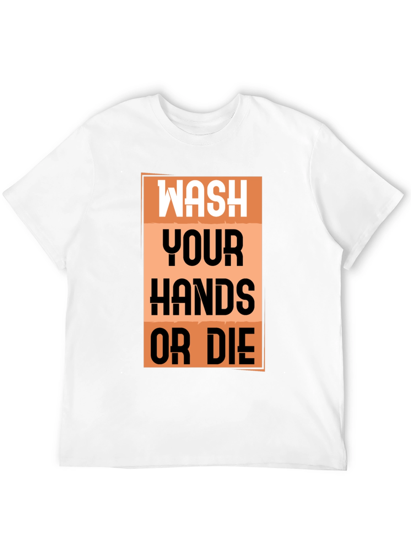 Black Wash Your Hands T-Shirt - Funny Quarantine Tee view 12
