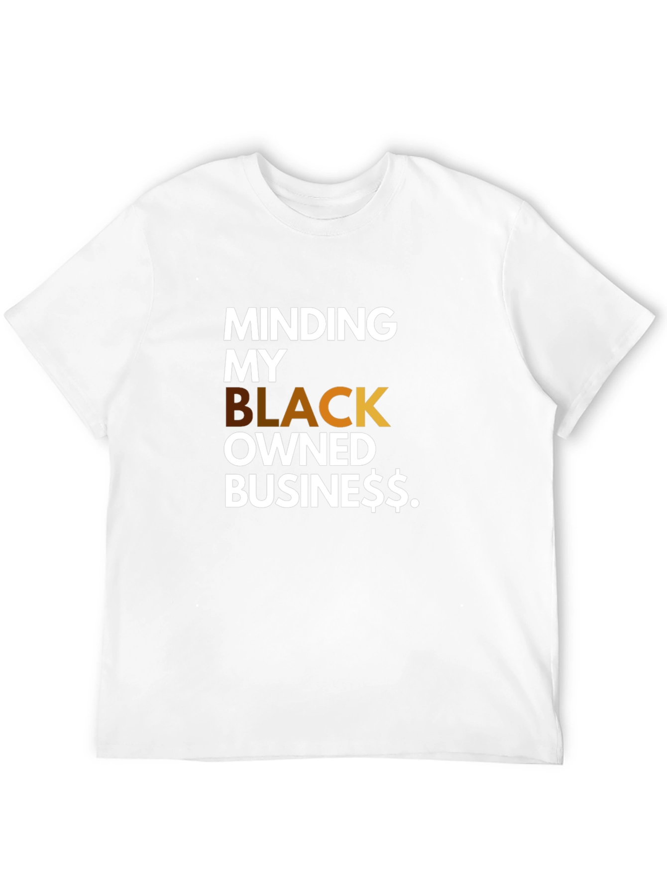 Black Minding My Black Owned Business T-Shirt view 12
