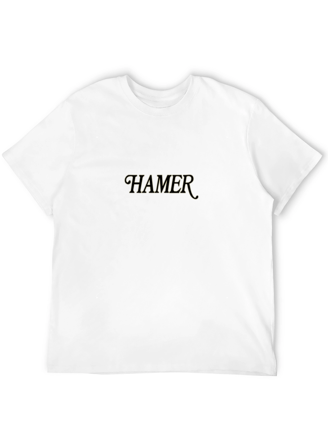 Black HAMER Graphic Print Black T-Shirt view 12