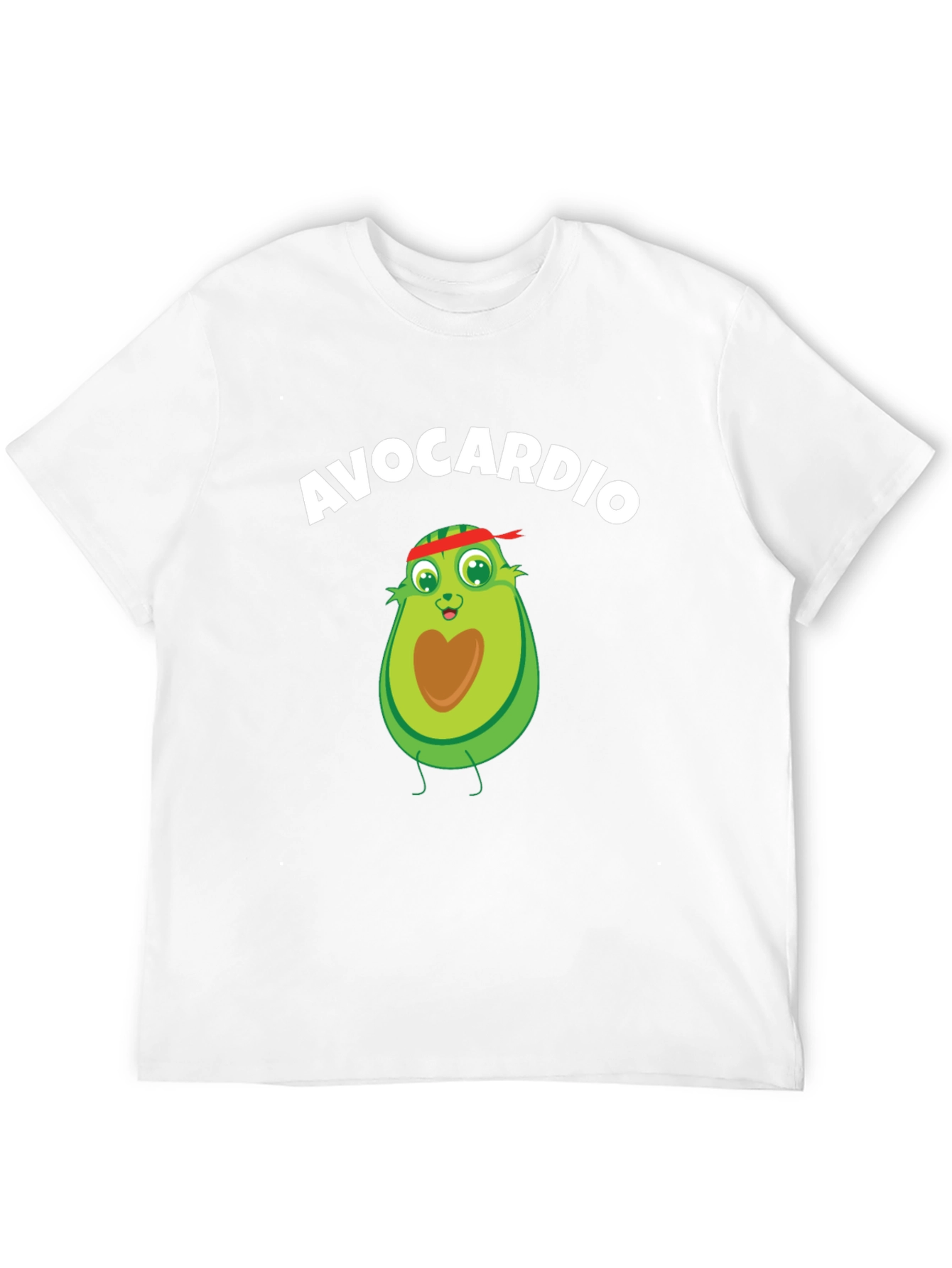 Black Avocardio Workout T-Shirt - Funny Avocado Gym Tee view 12