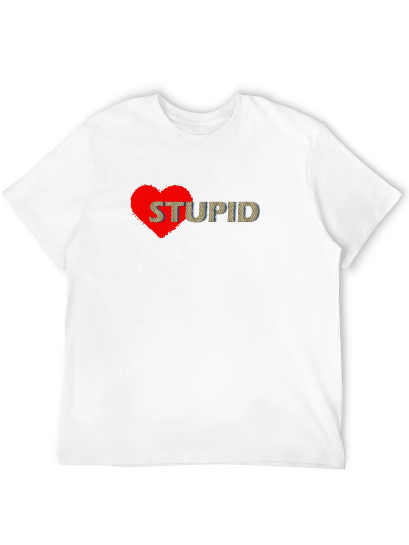 Black I Heart Stupid Graphic Tee - Casual Style view 12