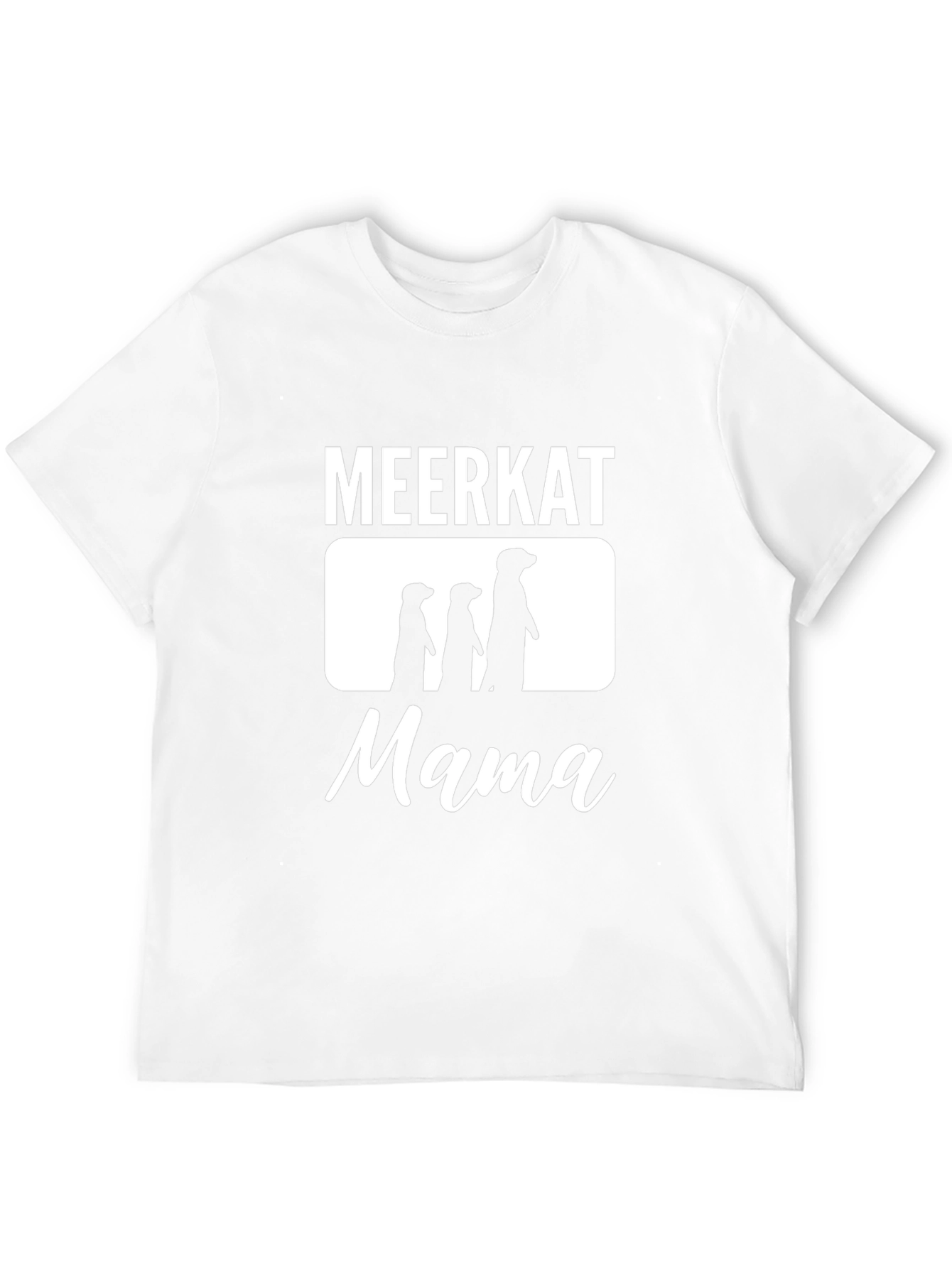 Black Meerkat Mama Graphic T-Shirt - Black view 12