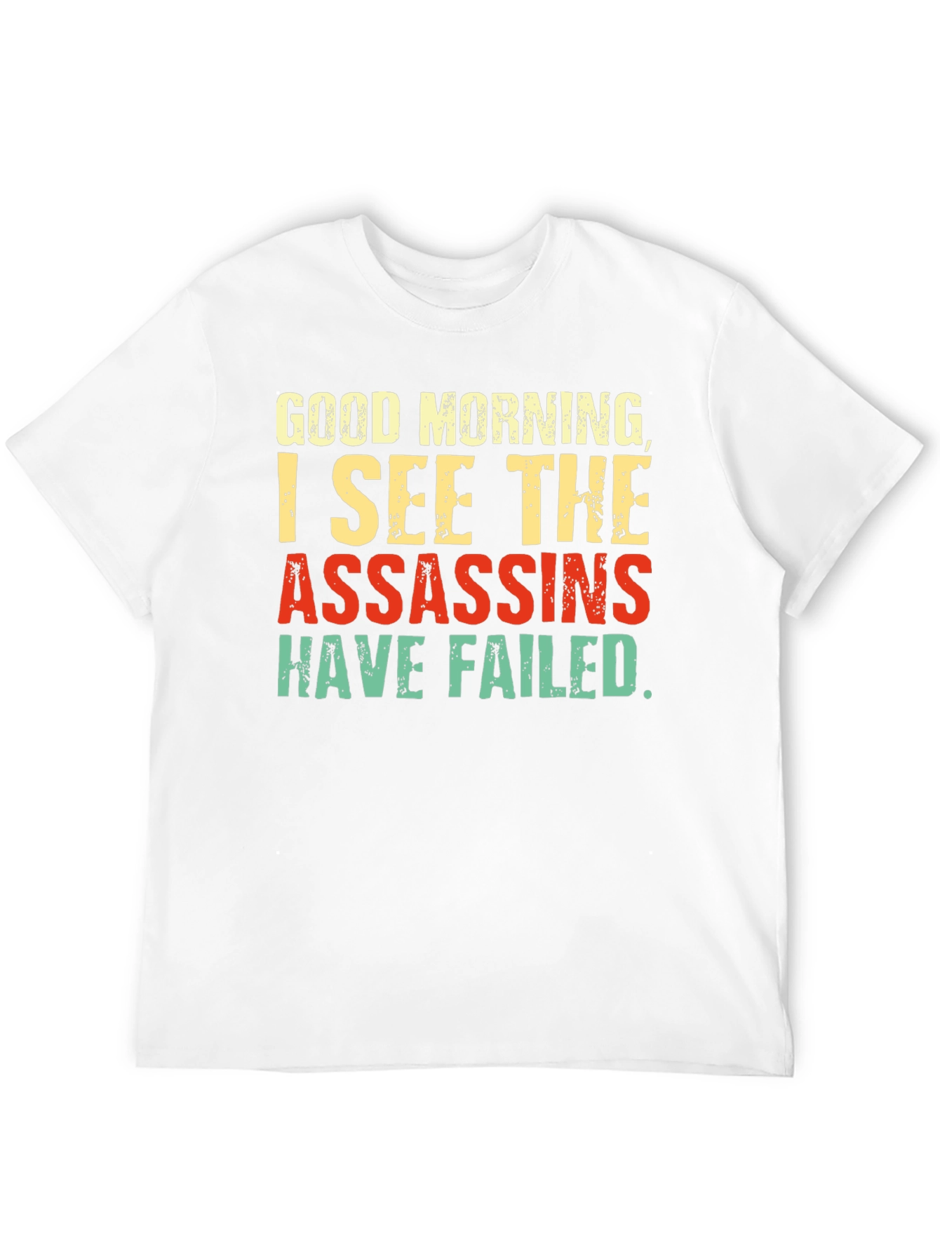 Black Funny Assassins Failed Graphic Tee view 12