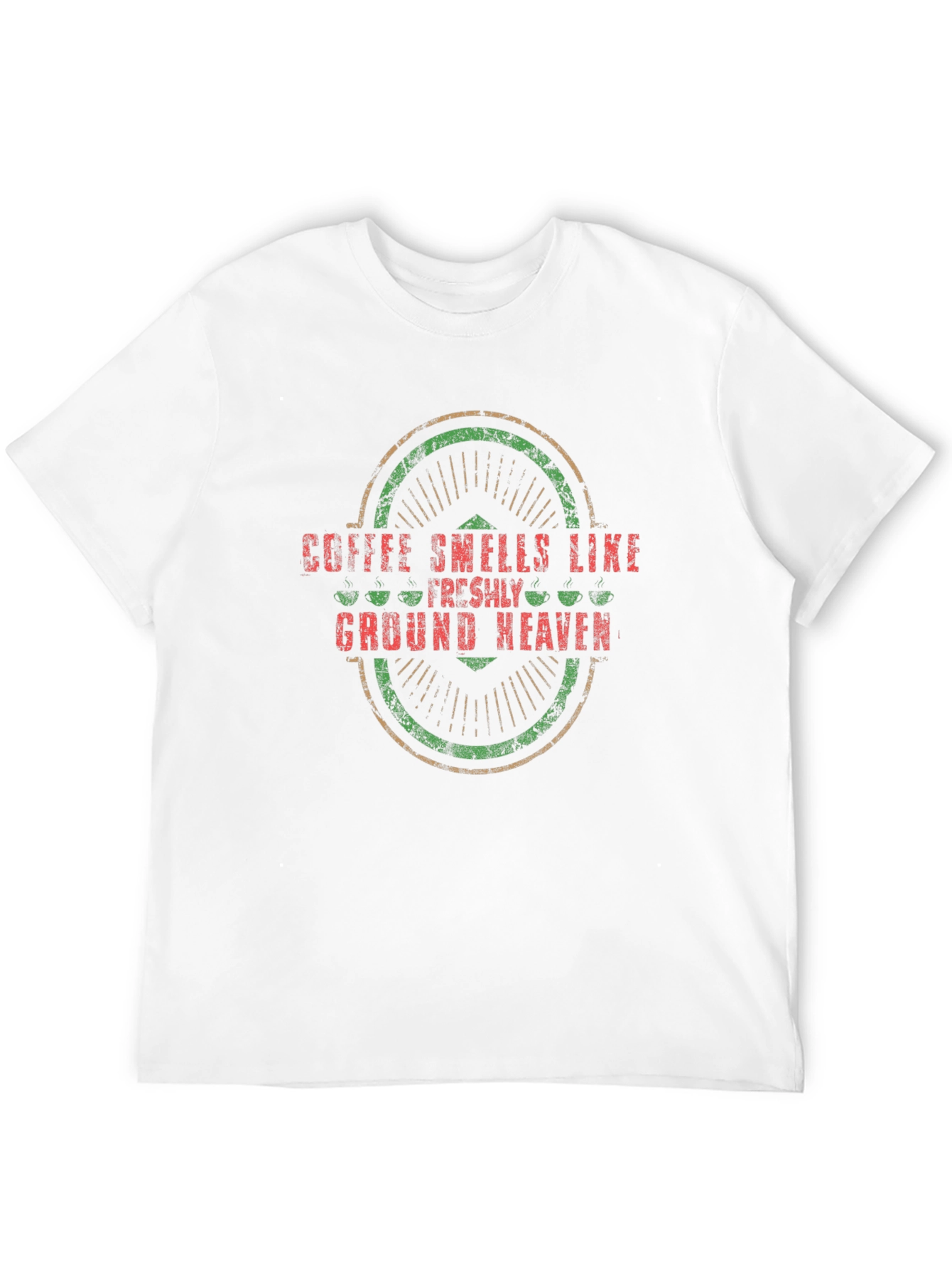 Black Coffee Smells Like Ground Heaven Graphic Tee view 12