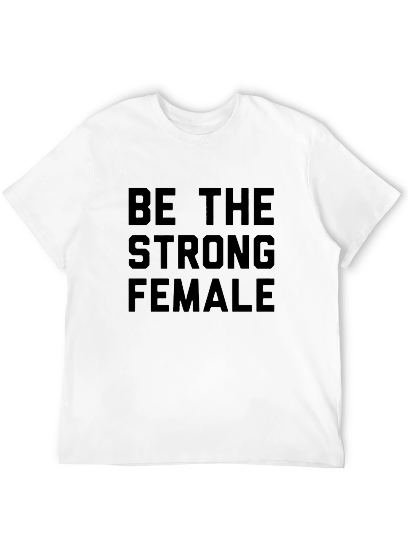 Be The Strong Female Graphic Tee - Black - 12