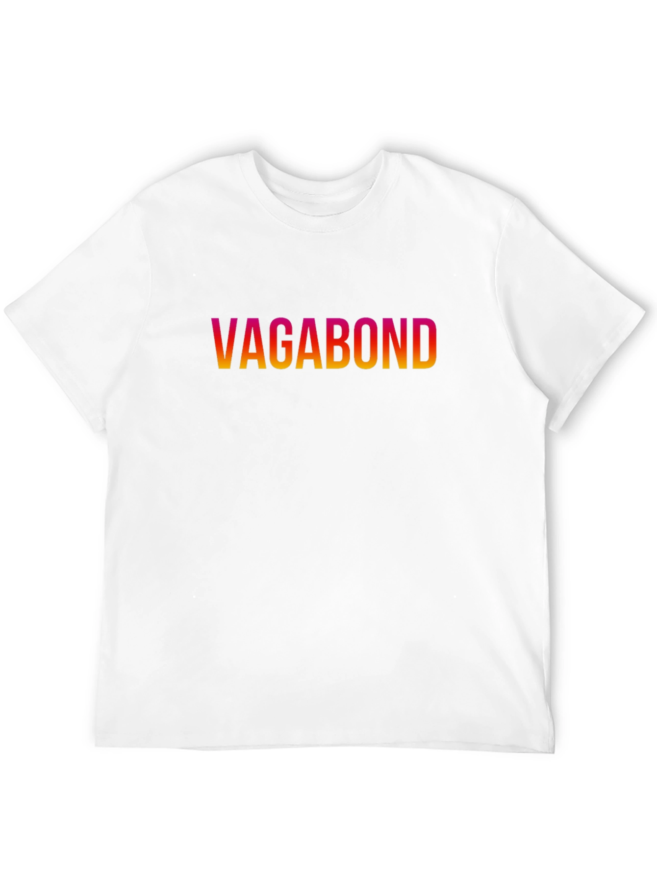 Black Vagabond Gradient Text Tee view 12