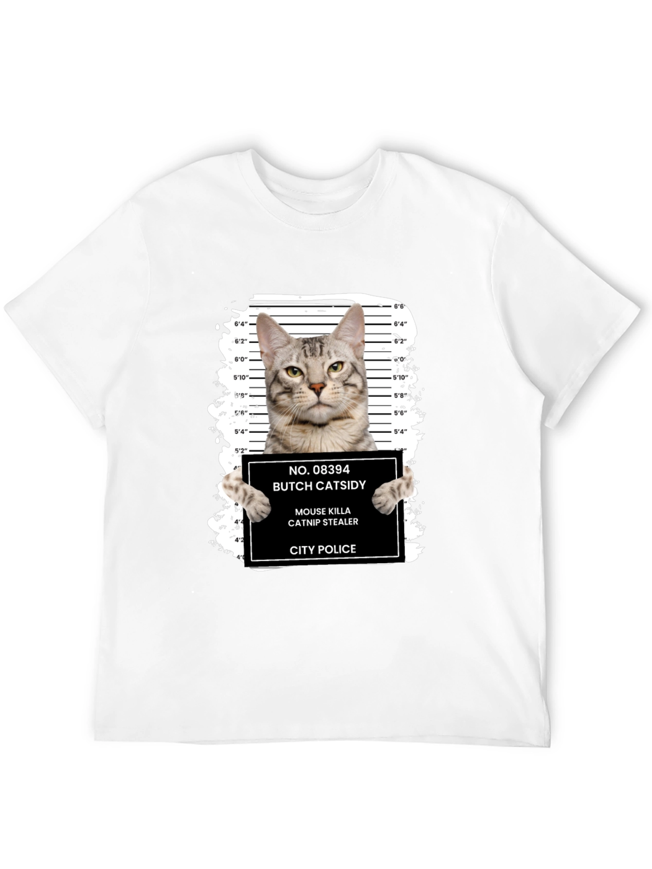 Black Butch Catsidy Mugshot T-Shirt view 12