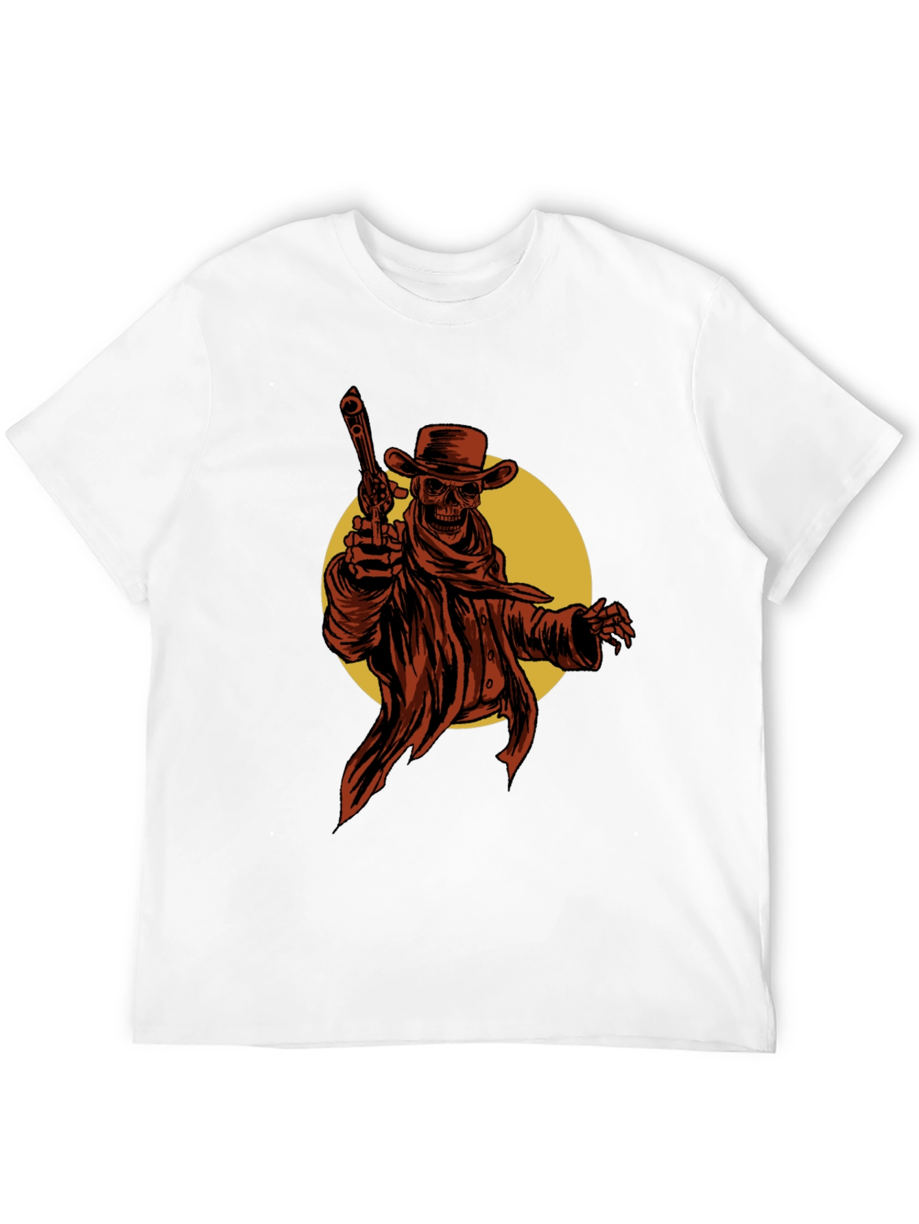 Black Skeleton Cowboy T-Shirt view 12